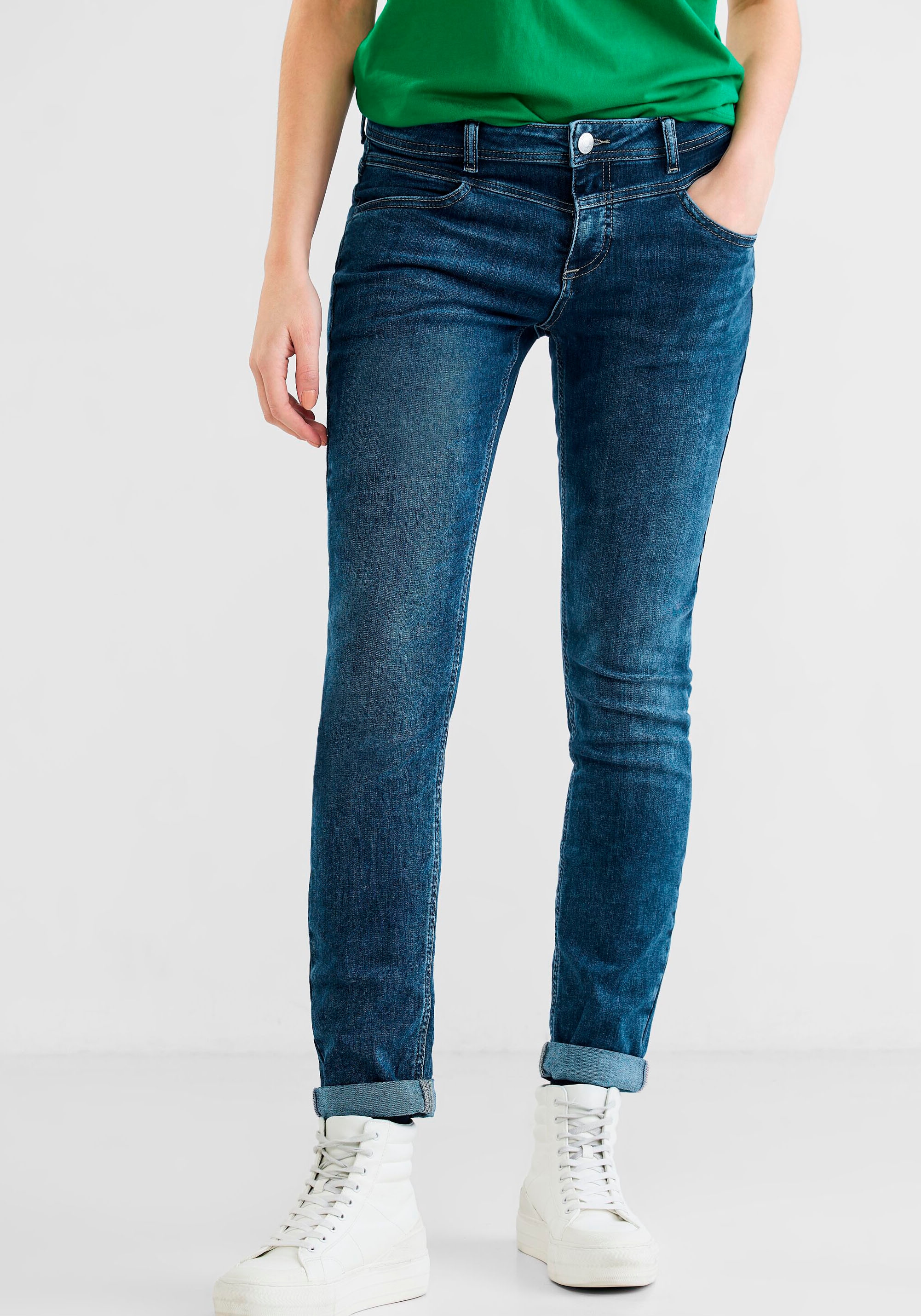 STREET ONE im 4-Pocket-Style | BAUR bestellen Slim-fit-Jeans