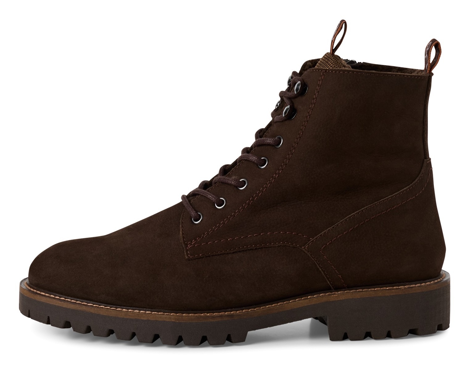 MARCO TOZZI by GMK Schnürboots, Blockabsatz, Schnürstiefelette mit praktischem Innenreißverschluss