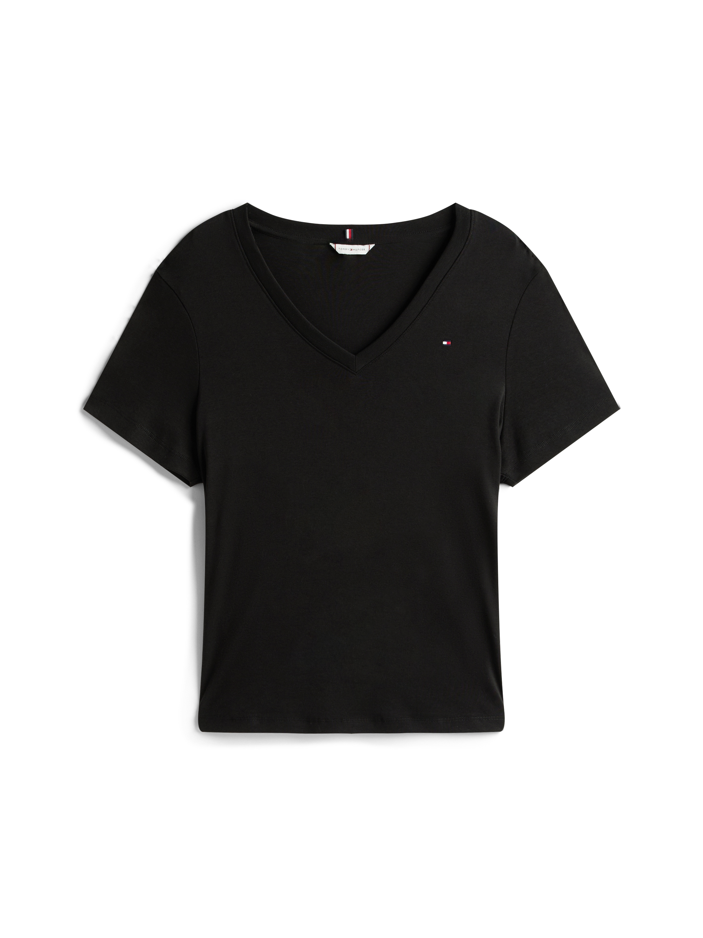 Tommy Hilfiger Curve V-Shirt »CRV SLIM CODY V-NK SS«, in Großen Größen