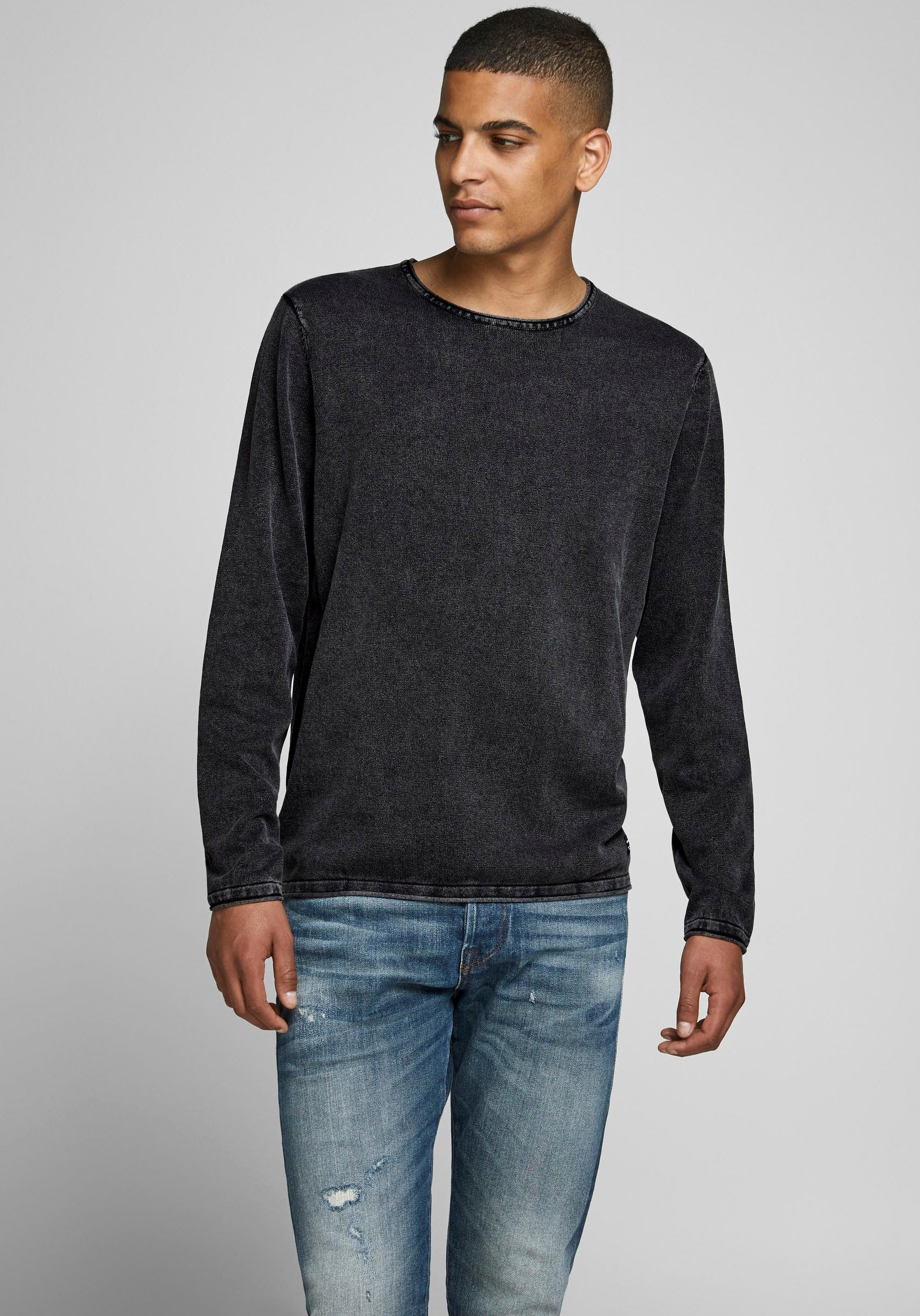 Jack & Jones Rundhalspullover »LEO«