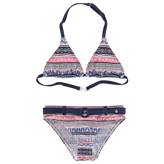 s.Oliver Triangel-Bikini »Barcelona Kids«, im frechen Streifen-Look ▷ für |  BAUR