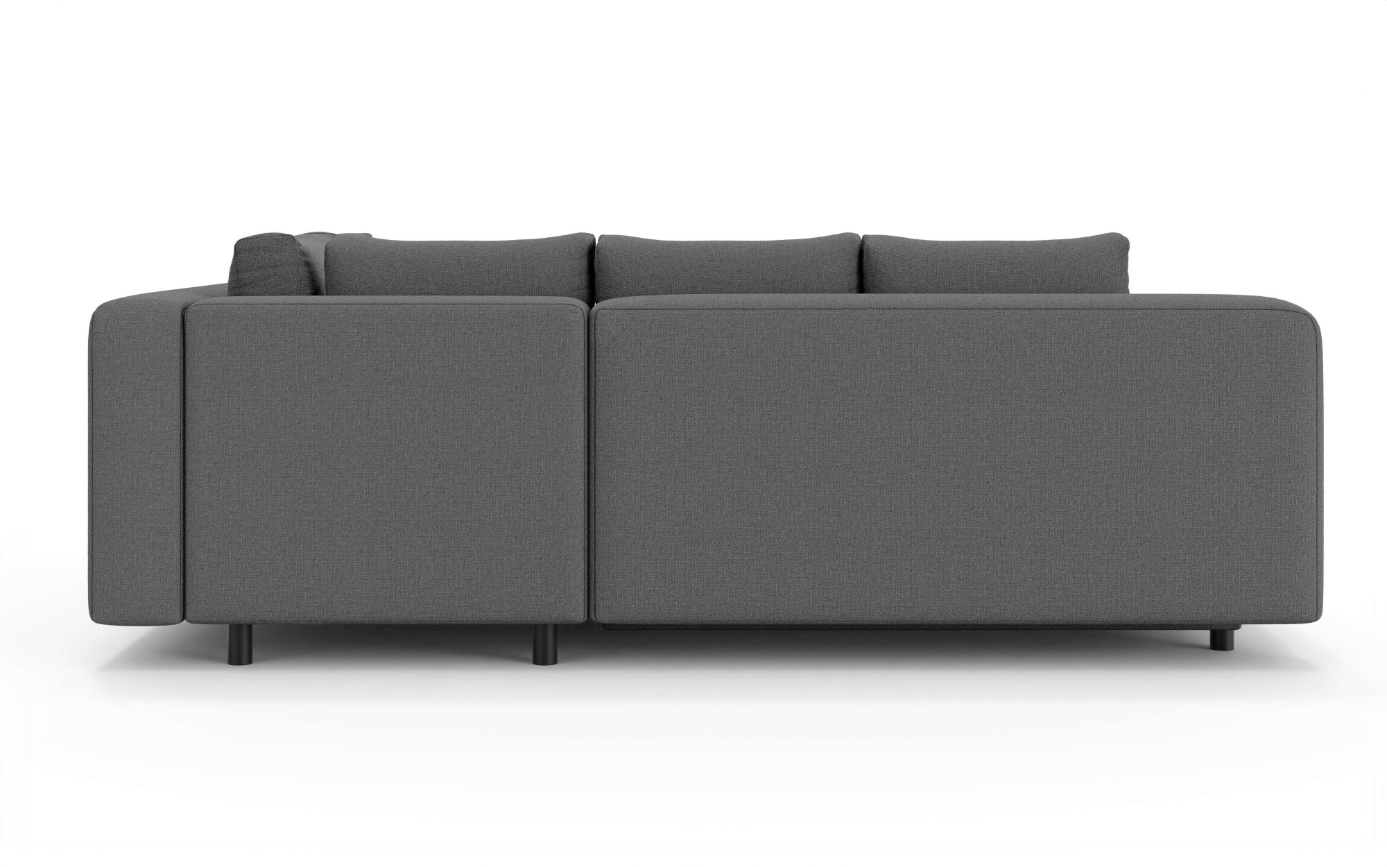Home affaire Ecksofa »LENNARA Schlafsofa mit Bettkasten, Maße B/T/H: 234/179/85 cm«, L-Form mit Ottomane rechts/links, mit Wellenunterfederung