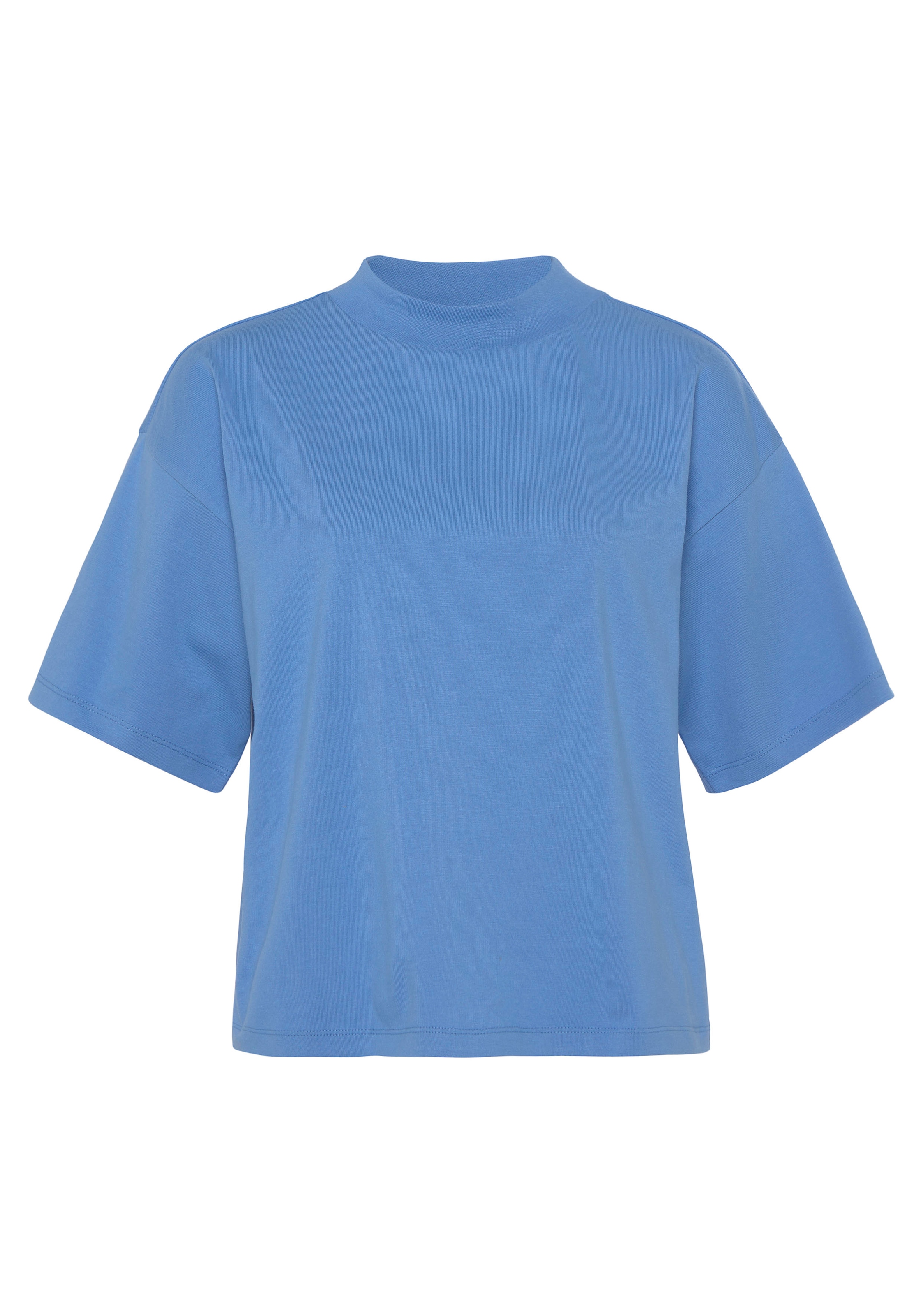 | für BAUR AJC modisch kaufen Rippen-Rundhalsausschnitt mit breitem Oversize-Shirt,