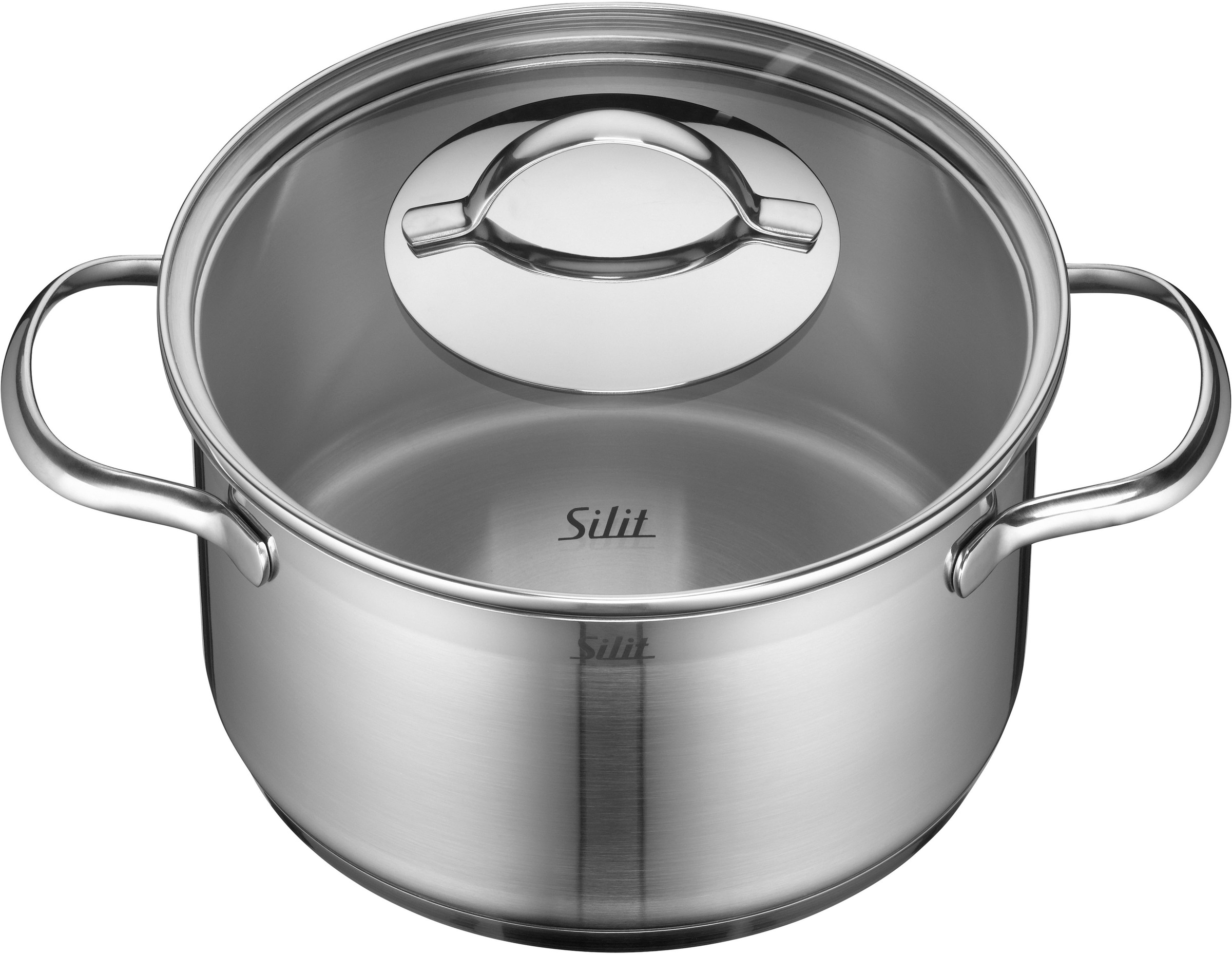 Silit Topf-Set »Achat«, Edelstahl 18/10, (Set, 7 tlg.), rostfrei, Silitherm-Allherdboden, induktionsgeeignet