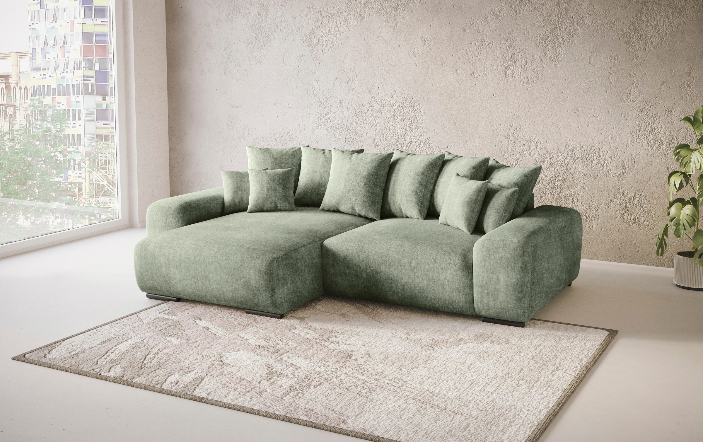 Mr. Couch Polsterecke "Sundance, L-Form", Dauerschläfer mit Bett, Bettkaste günstig online kaufen