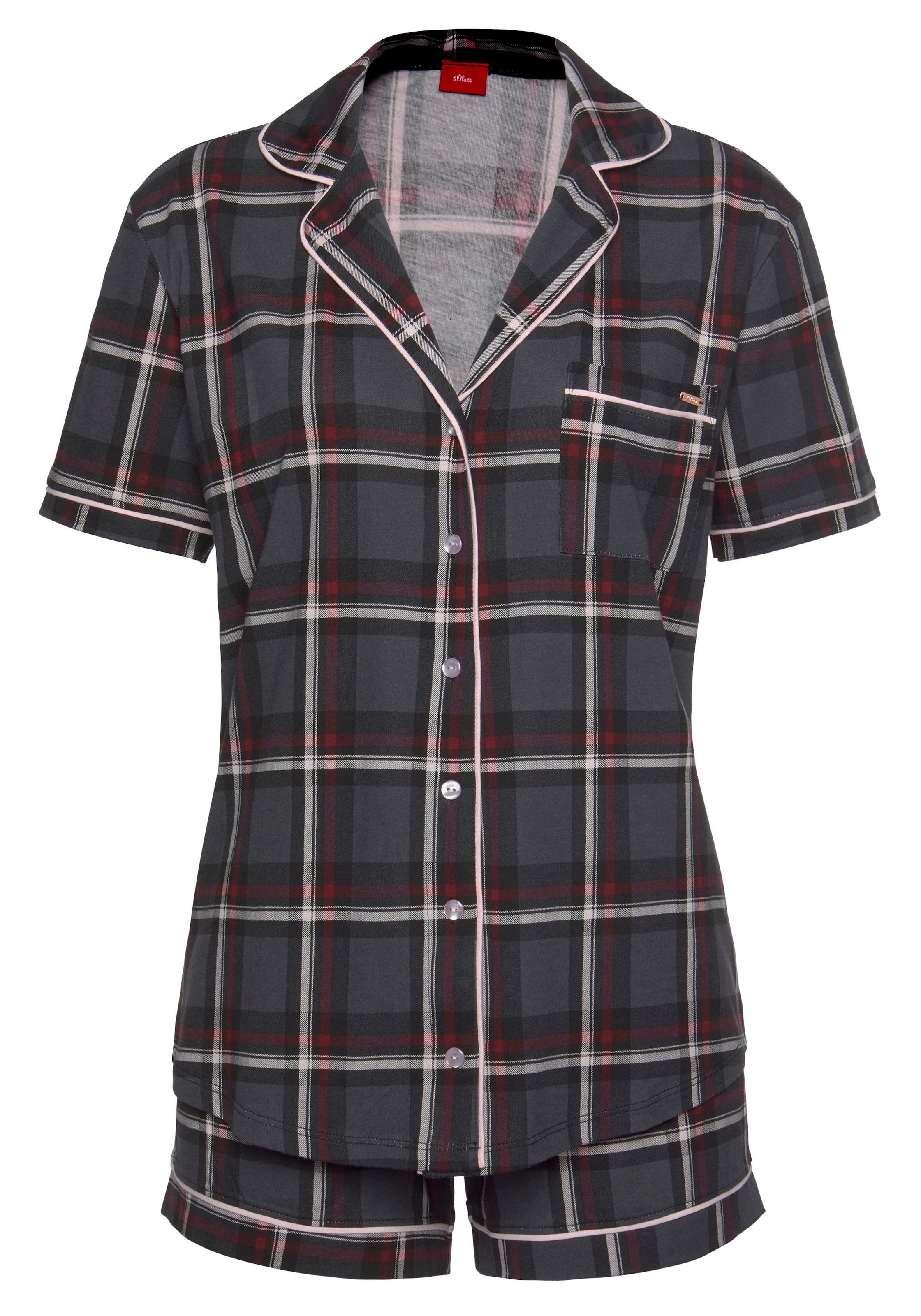 s.Oliver Shorty, (2 tlg.), mit Allover-Druck