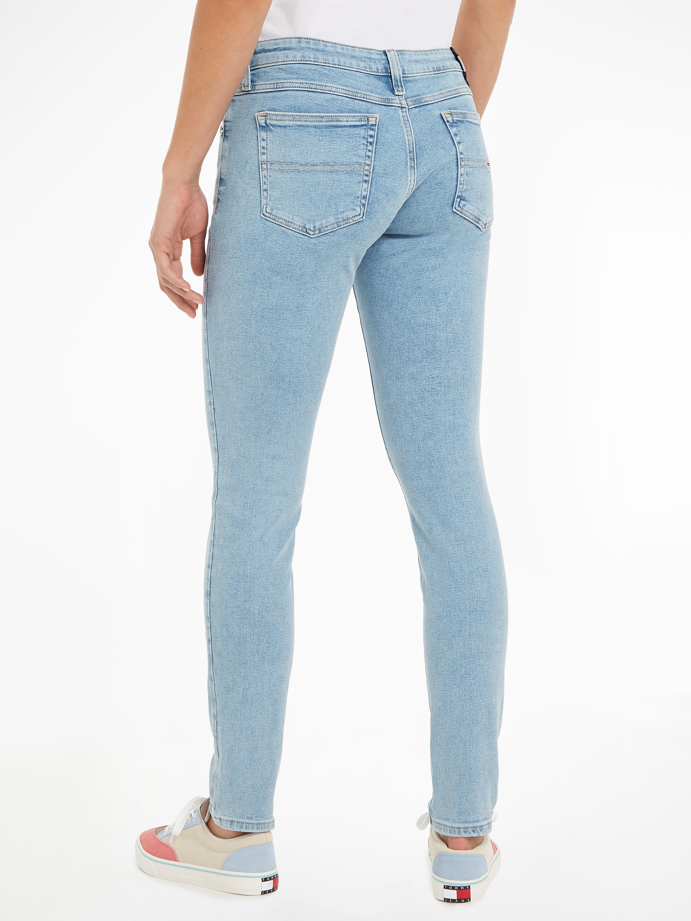 Labelapplikationen mit Jeans bestellen BAUR dezenten | Skinny-fit-Jeans, Tommy