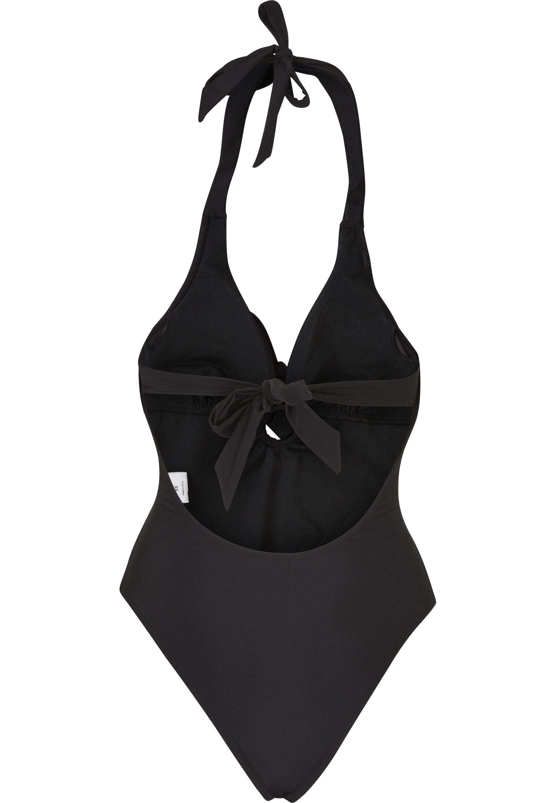 URBAN CLASSICS Badeanzug »Urban Classics Damen Ladies Recycled Neckholder Swimsuit«