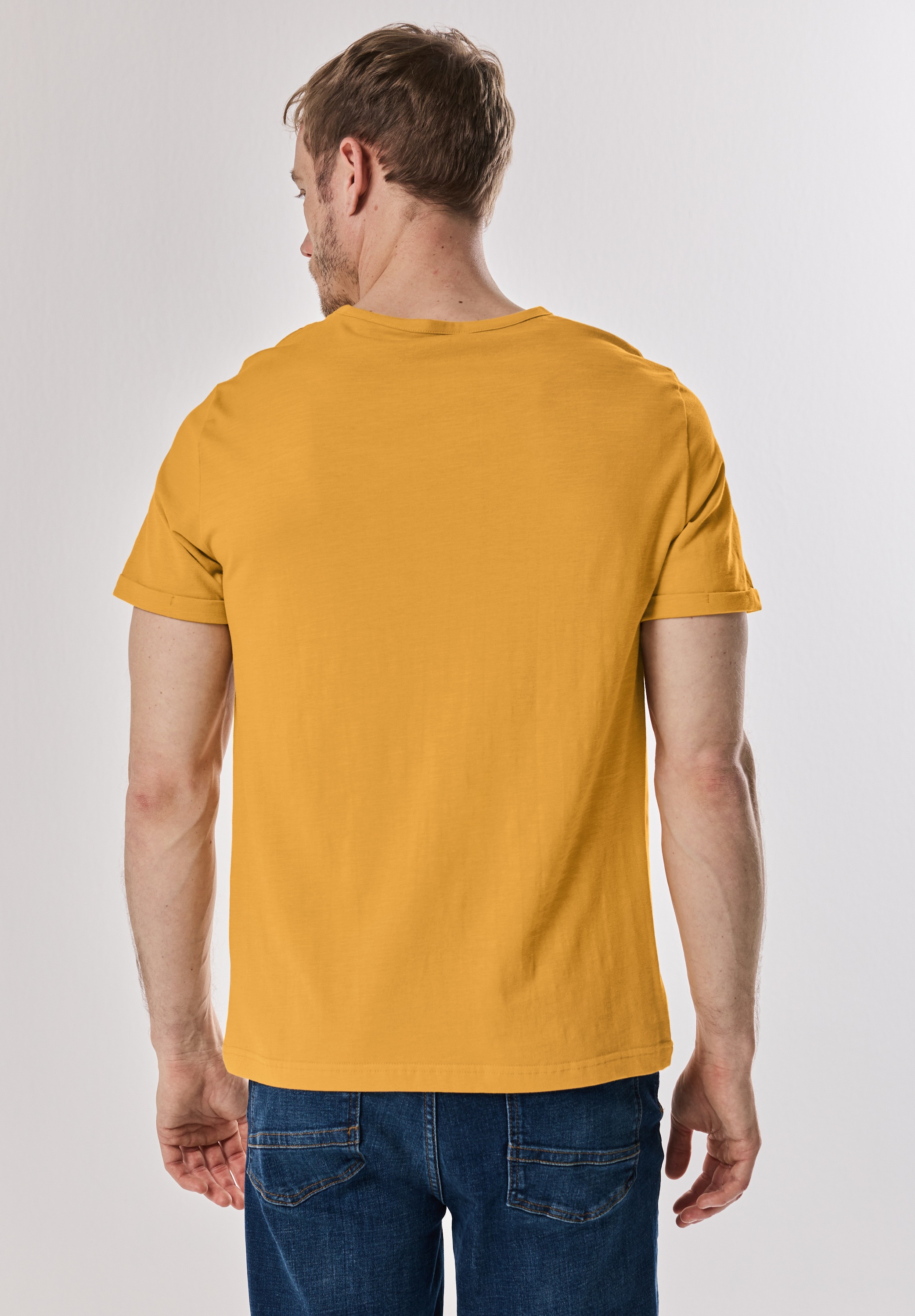 STREET ONE MEN T-Shirt, aus reiner Baumwolle