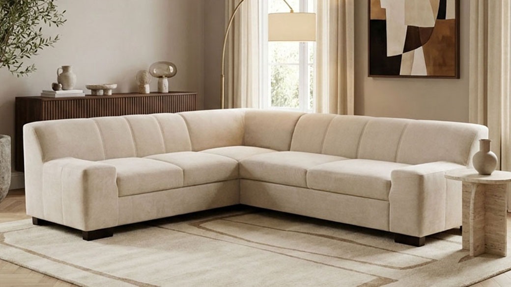 OTTO home "Faxxe 249 x 214 cm, auch mit Schlaffunktion" aus pflegeleichtem, weichem Bezugsstoff, L-Form