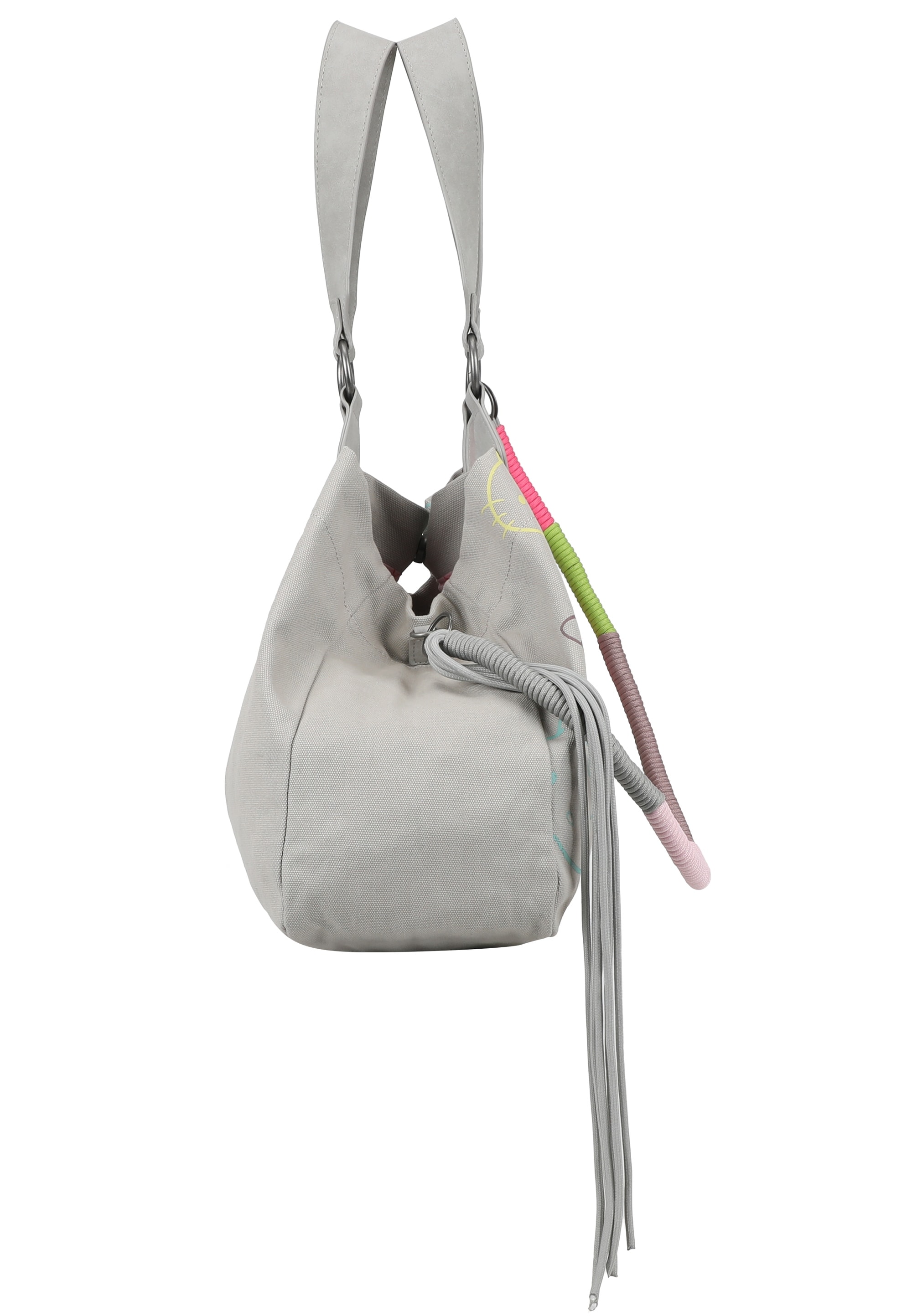 Fritzi aus Preußen Henkeltasche »Izzy Medium Limited Head Flocked«, mit tollen Hello Kitty-Prints