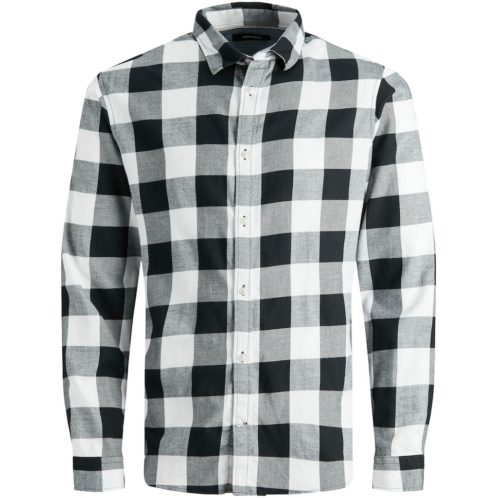 Jack & Jones Karohemd »JJ JJEGINGHAM TWILL SHIRT L/«