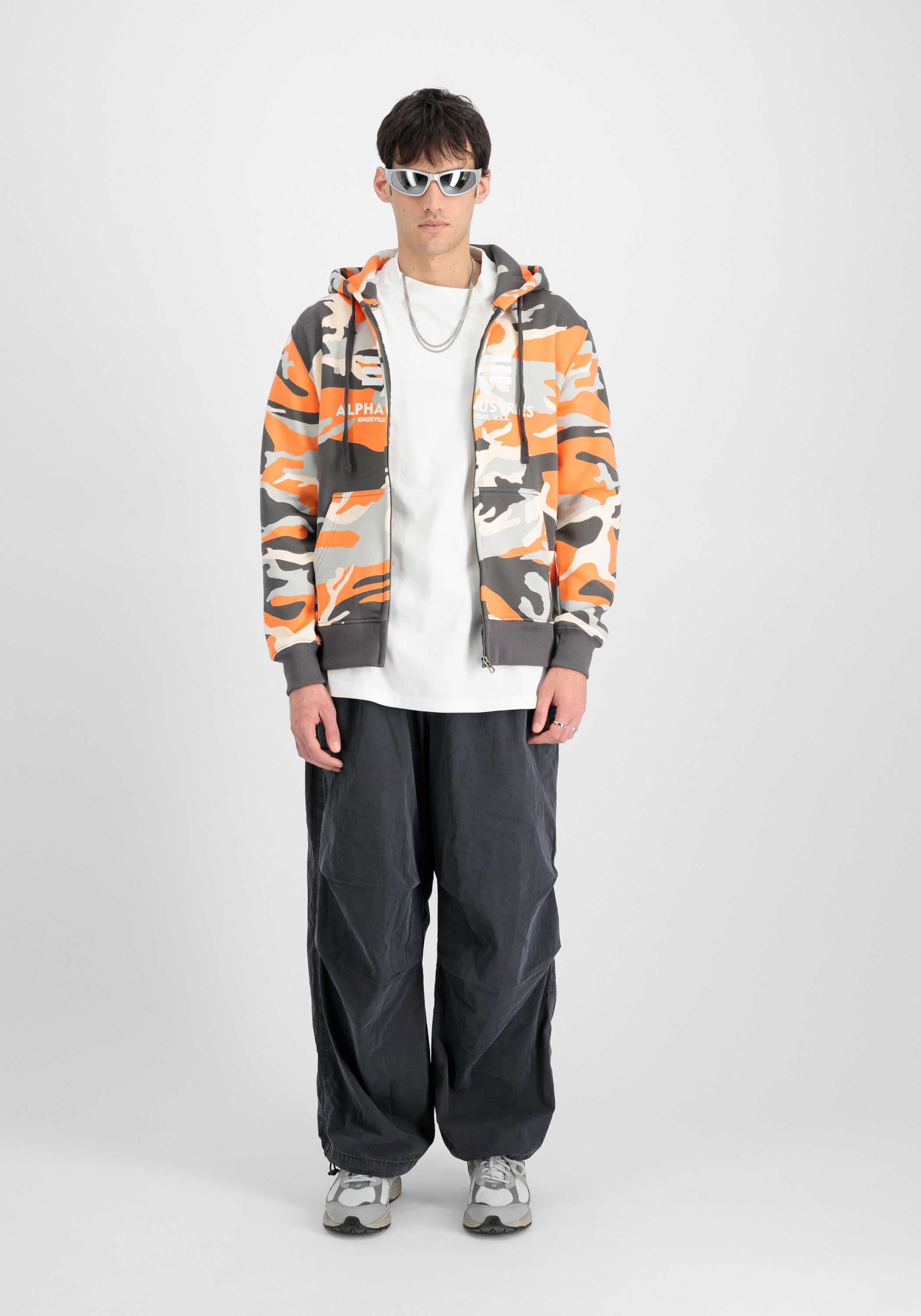 Thumbnail - Alpha Industries Hoodie "Basic Zip Hoodie BL Camo PP"