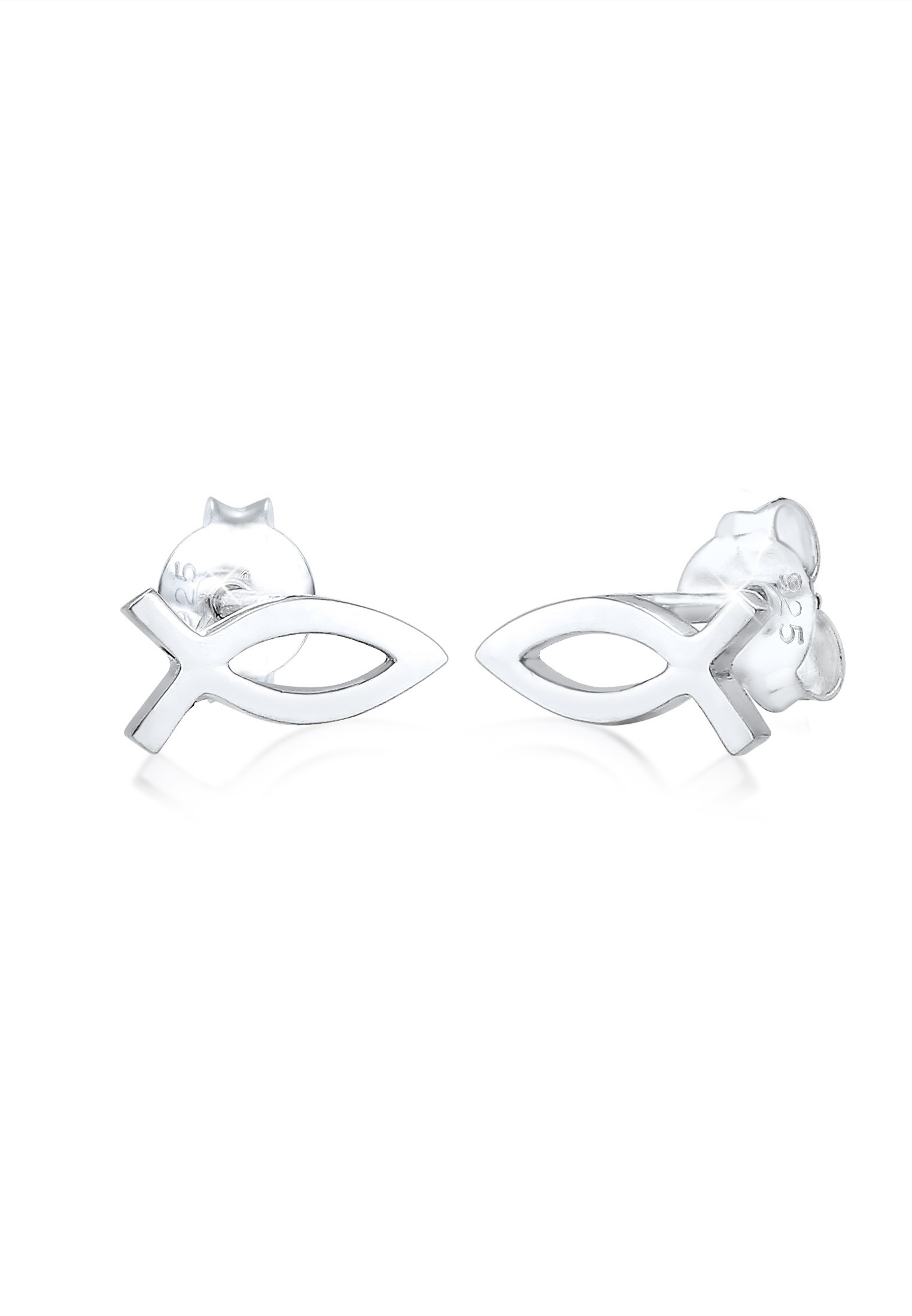 Elli Paar Ohrstecker "Ohrring Kinder Fisch Religion 925 Sterling Silber" günstig online kaufen