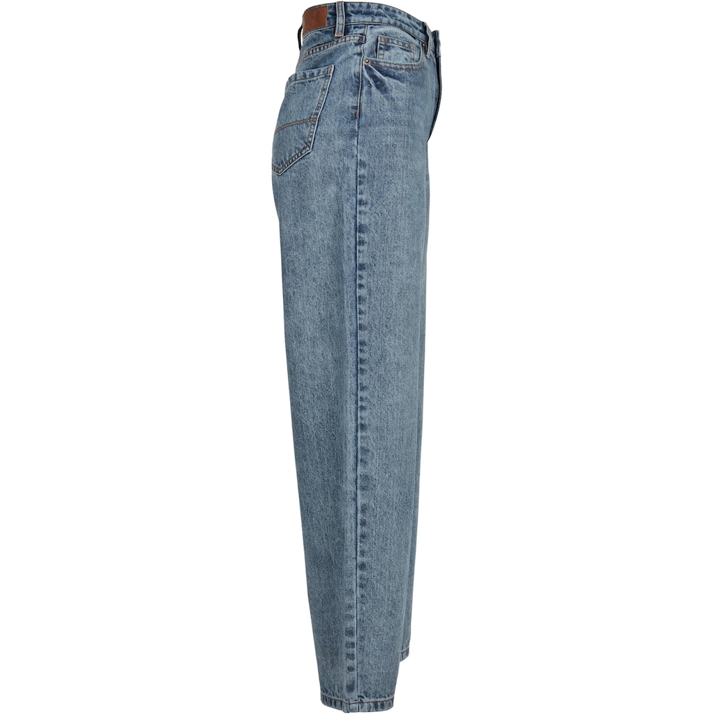 URBAN CLASSICS Bequeme Jeans »Urban Classics Damen Ladies High Waist 90´S Wide Leg Denim Pants«, (1 tlg.)