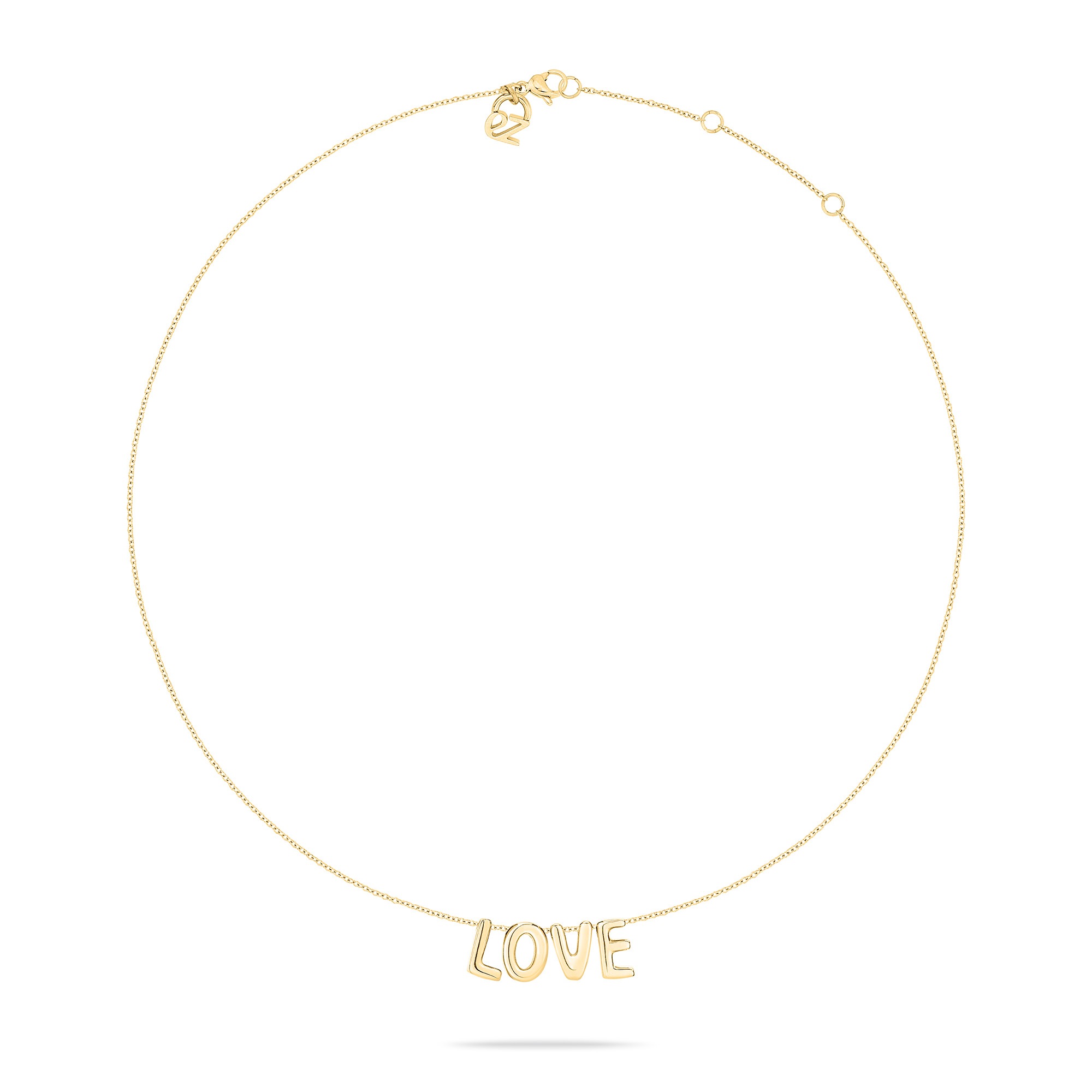 Echtzeit Kette mit Anhänger »Schmuck Geschenk Edelstahl Halskette Love Letters«
