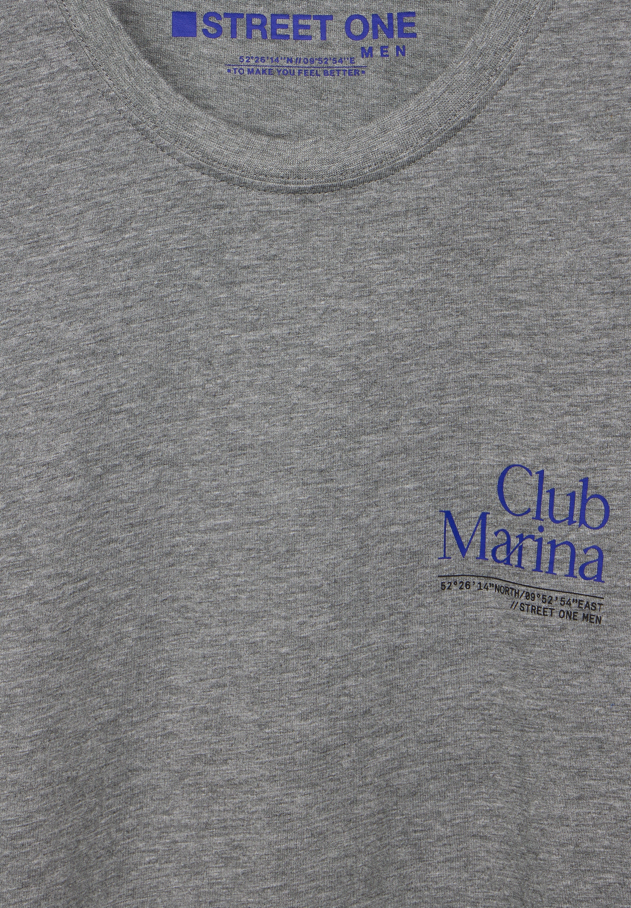 STREET ONE MEN T-Shirt aus reiner Baumwolle