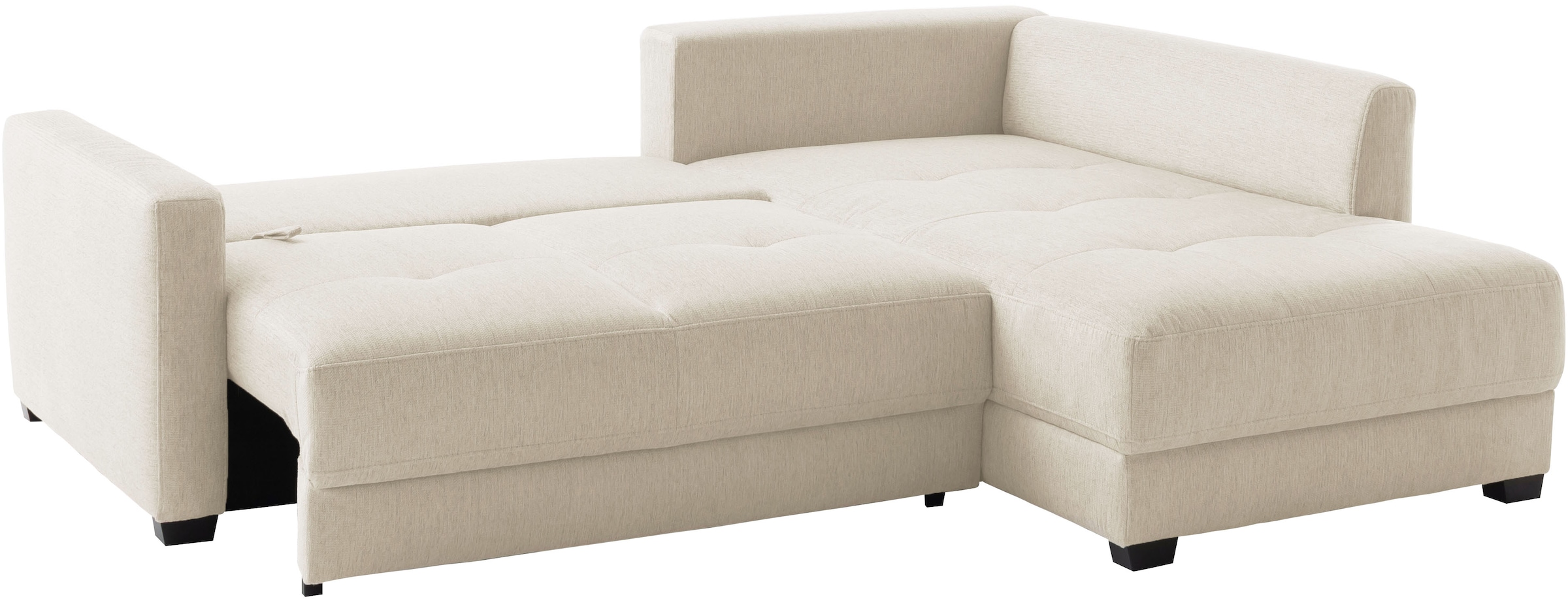 Mr. Couch Ecksofa »Pierre, L-Form mit Taschenfederkern«, mit DuraSpring-Taschenfederkern bis 140 kg belastbar