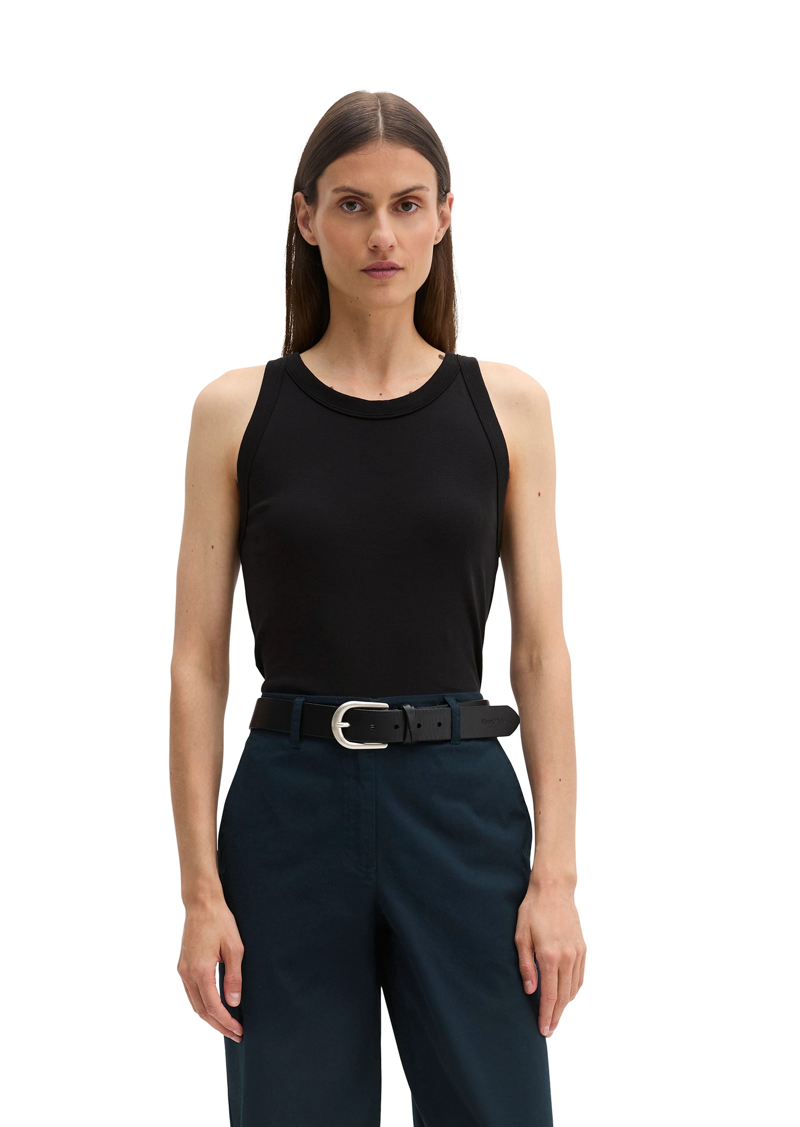 Marc OPolo T-Shirt "aus Rippjersey" günstig online kaufen