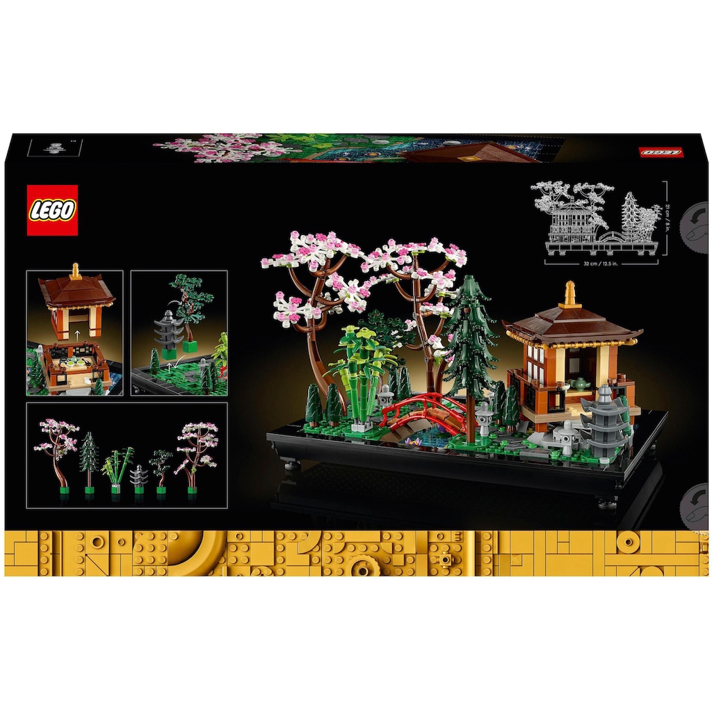 LEGO® Konstruktionsspielsteine »Garten der Stille (10315), LEGO® Icons«, (1363 St.)