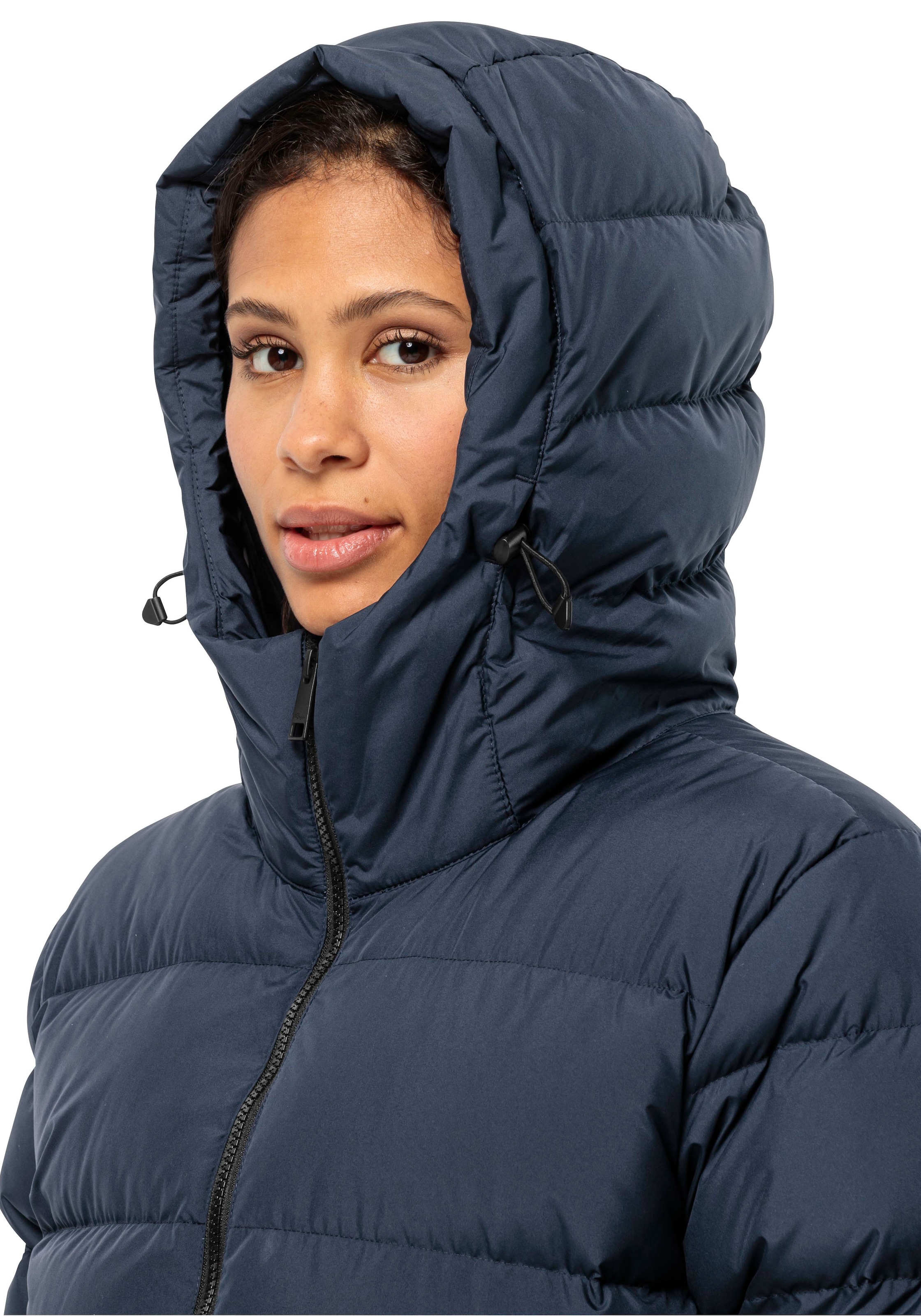 Jack Wolfskin Daunenmantel »FROZEN PALACE COAT W«, mit Kapuze