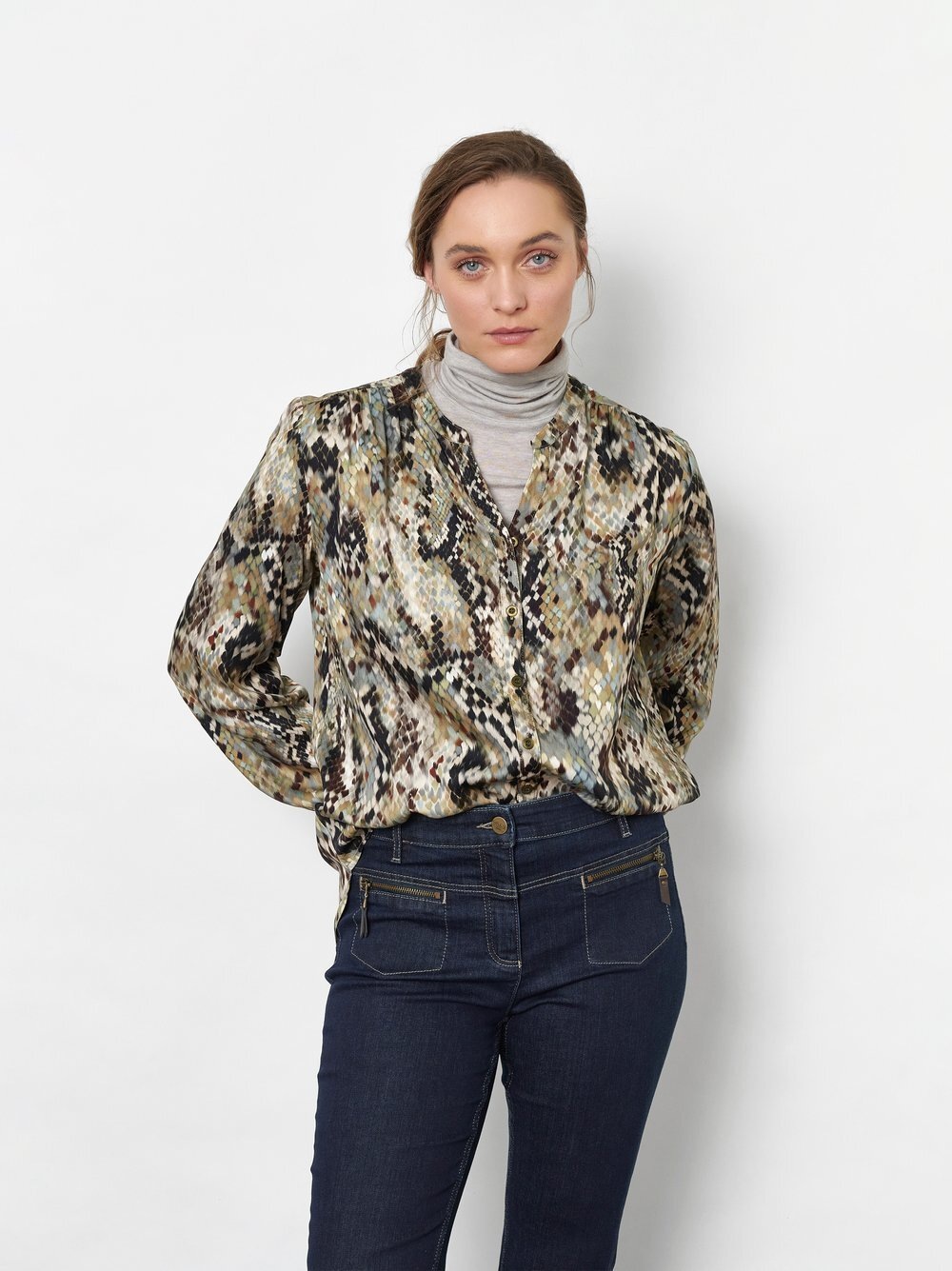 TONI Klassische Bluse »Bella« mit Snake-Print