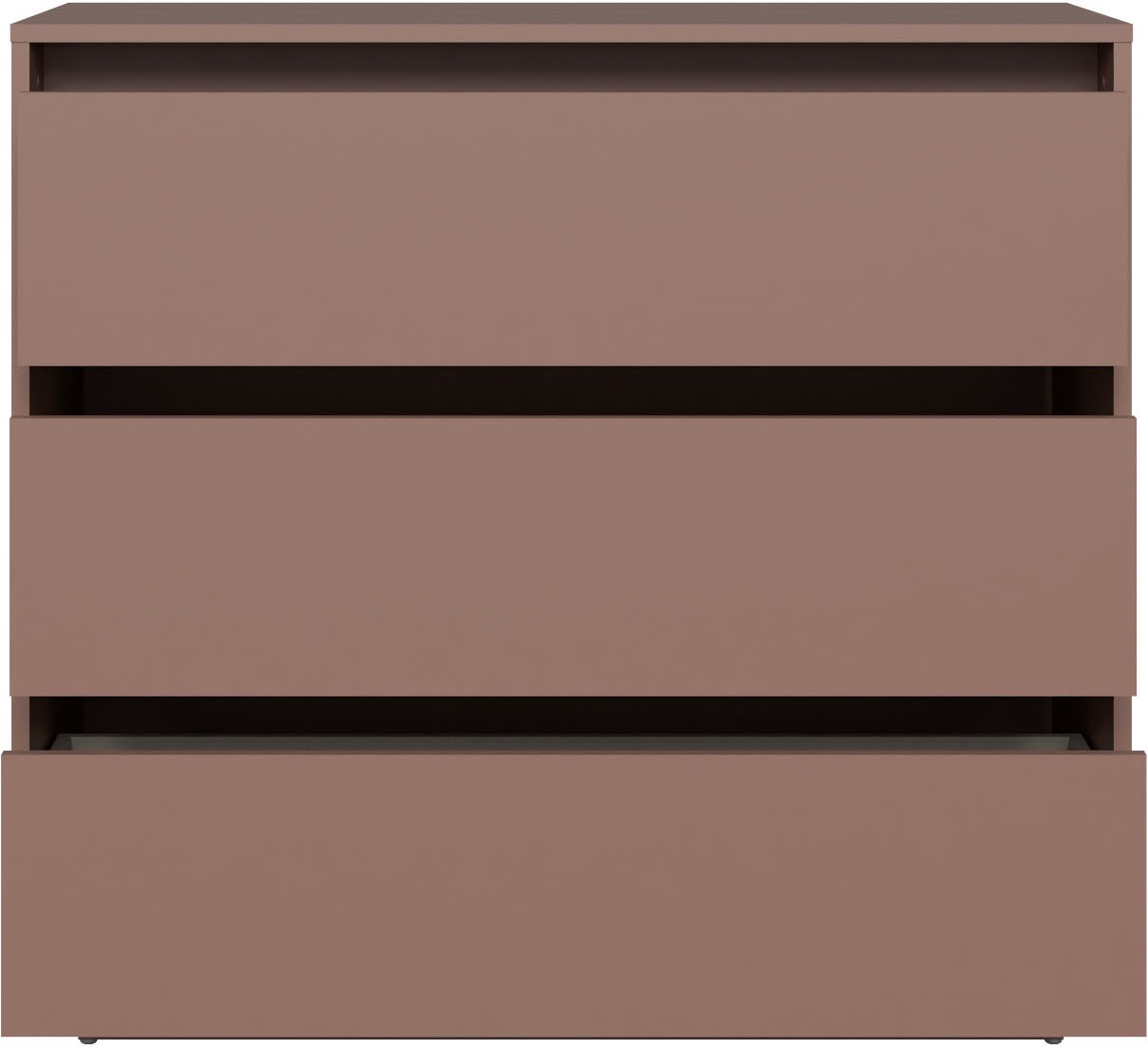 Thumbnail - FORTE Kommode "Tahoe Kommode, 3 Schubkästen, grifflos, Stauraum" B/H/T 93,5/86,7/41,4 cm viel Stauraum