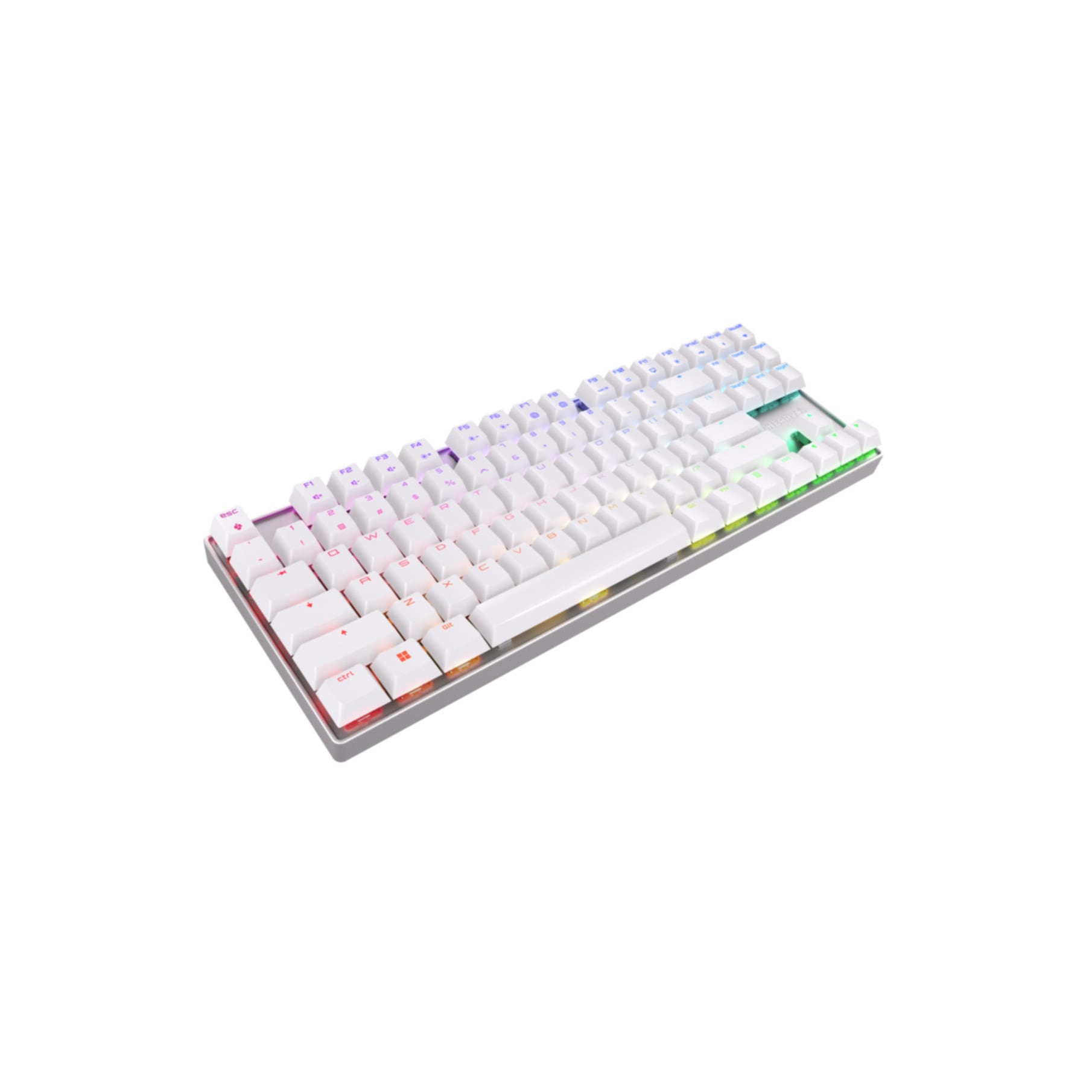 Cherry Tastatur »MX 8.2 TKL Wireless RGB« (Fn-Tasten | Funktionstasten | Gaming-Modus | Lautstärkeregler | USB-Anschluss | ausklappbare Füße | verstellbare Füße)