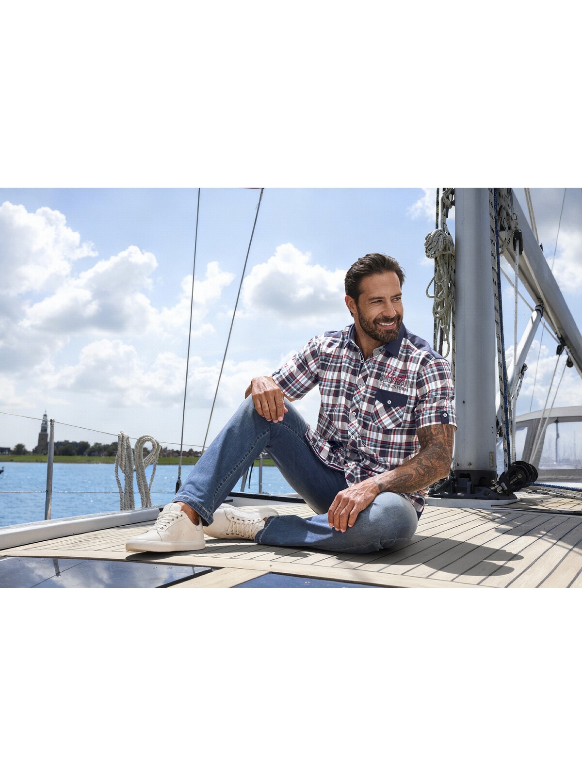 Jan Vanderstorm Kurzarmhemd "Kurzarmhemd BERTIL" günstig online kaufen