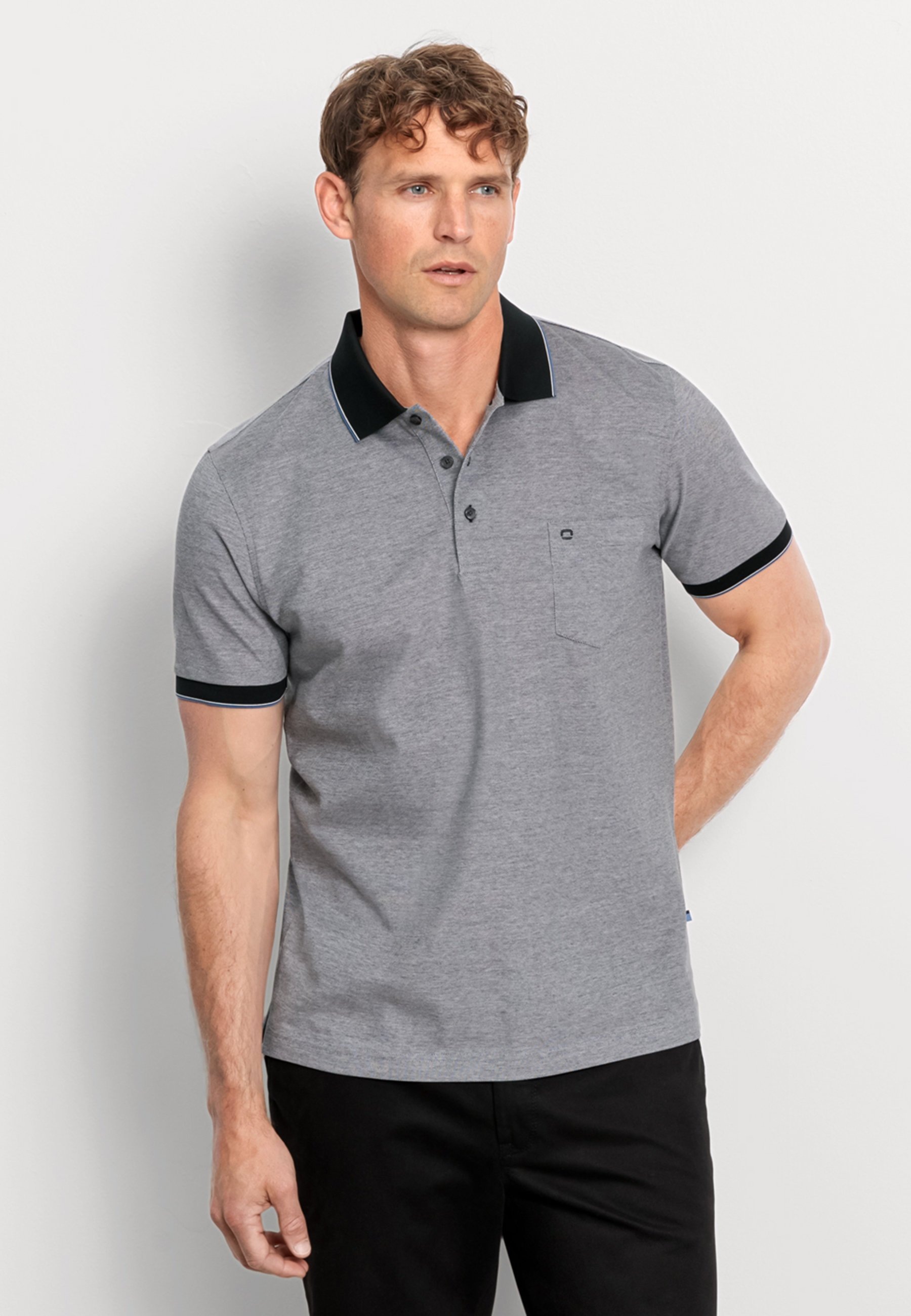 OLYMP Poloshirt "OLYMP Casual Wirk" günstig online kaufen