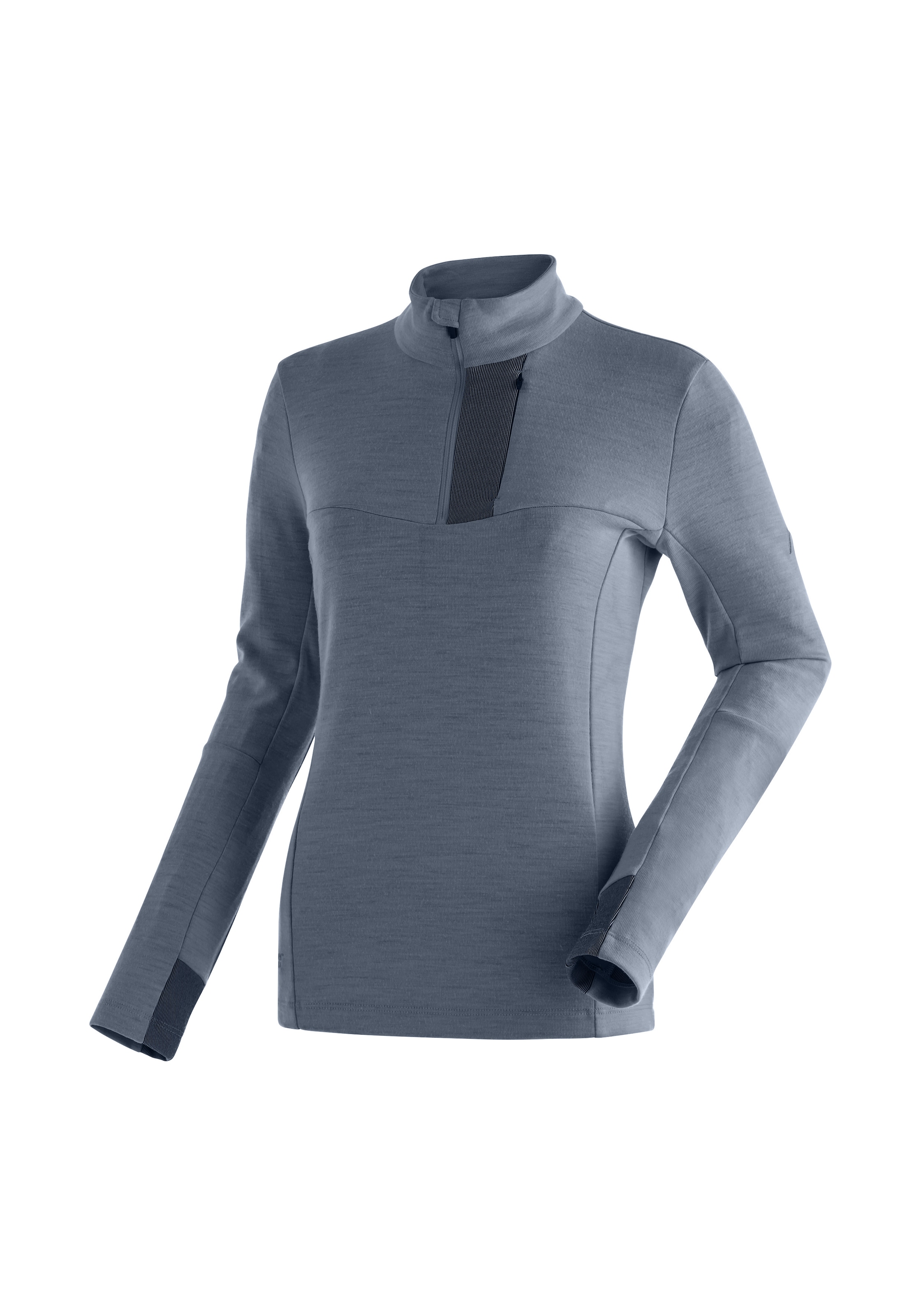 Maier Sports Funktionsshirt "Skutvik HZ W", funktionaler Midlayer für Damen, hohe Atmungsaktivität