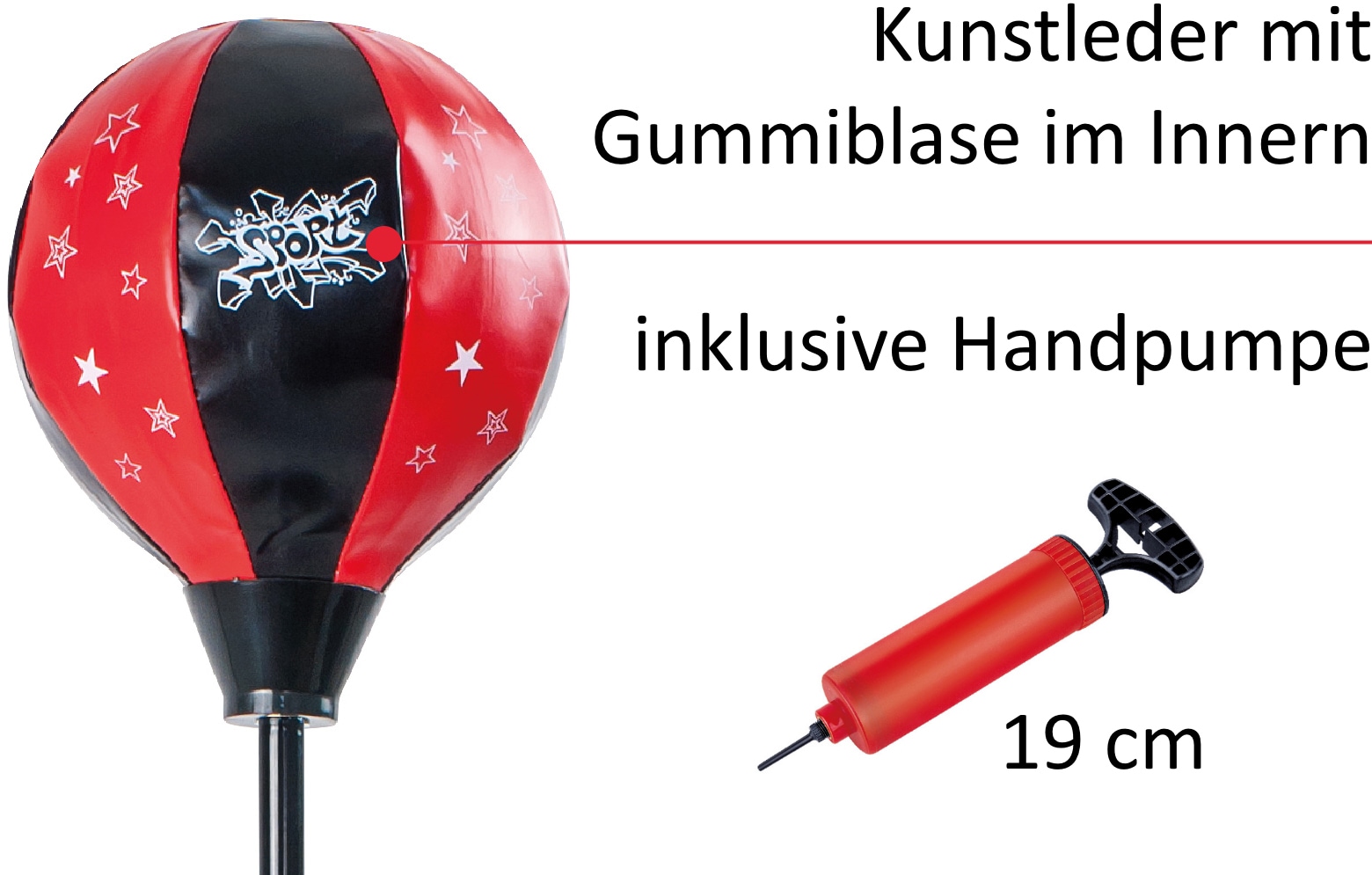 | Rechnung mit »Stand-Boxsack Punchingball (Set, höhenverstellbar«, L.A. BAUR auf Sports Boxhandschuhen)