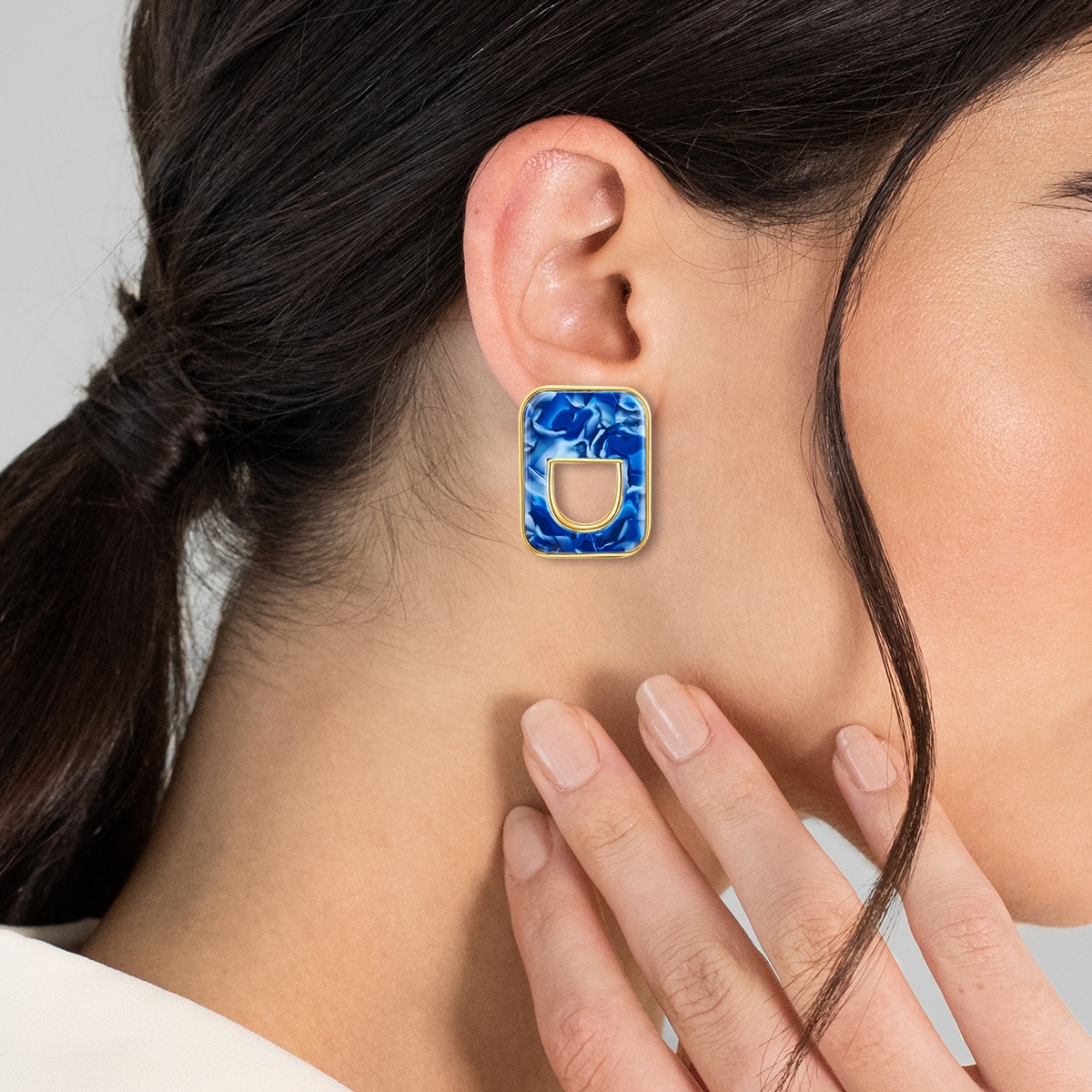 Yokoamii Paar Ohrhänger »Set: AV101« gelb vergoldet