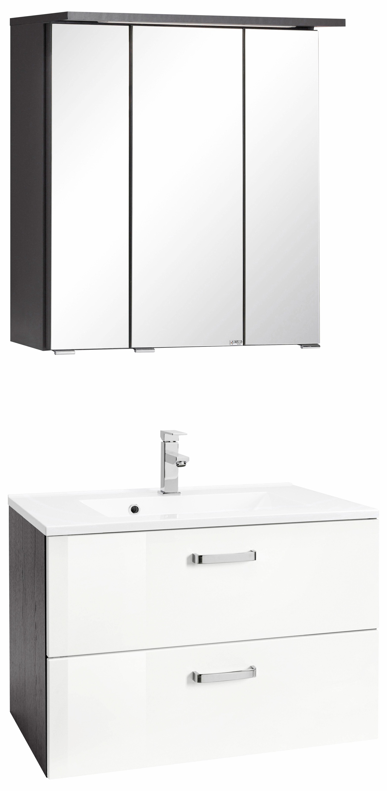 welltime Badmöbel-Set "Ravenna" 2 Stk. tlg. mit Soft-Close Funktion günstig online kaufen