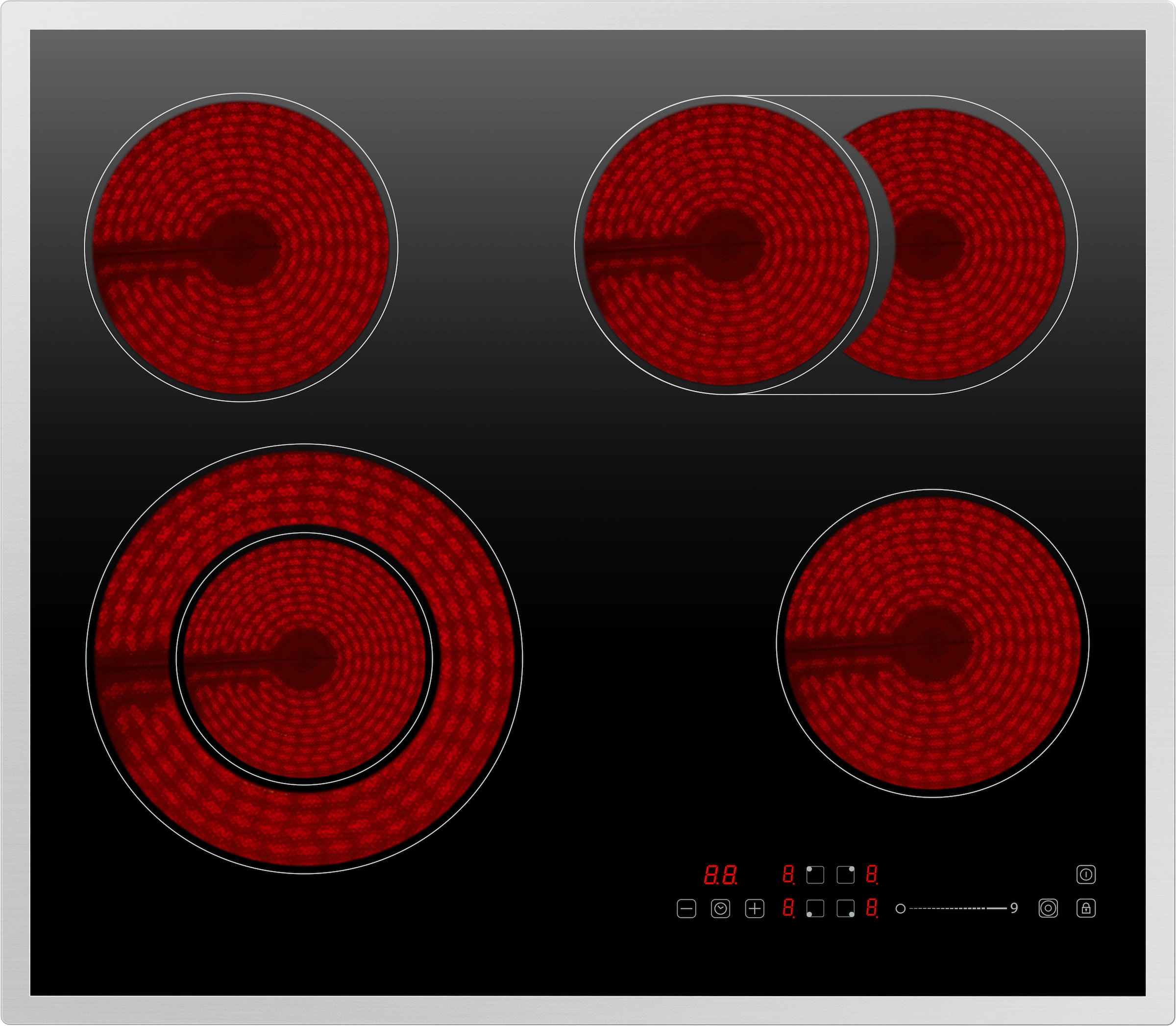 Hanseatic Elektro-Kochfeld "HC66072TS" günstig online kaufen