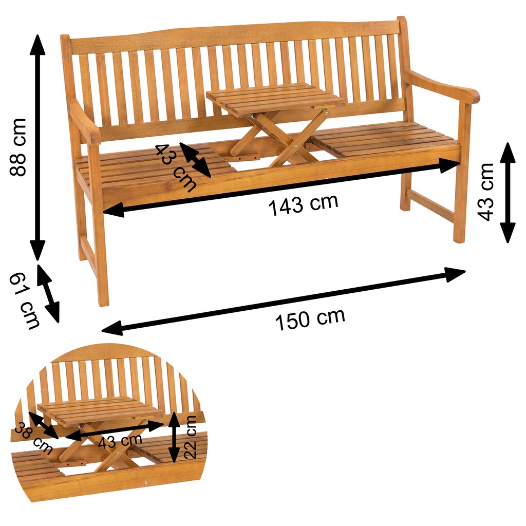 indoba Gartenbank »Sun Flair«