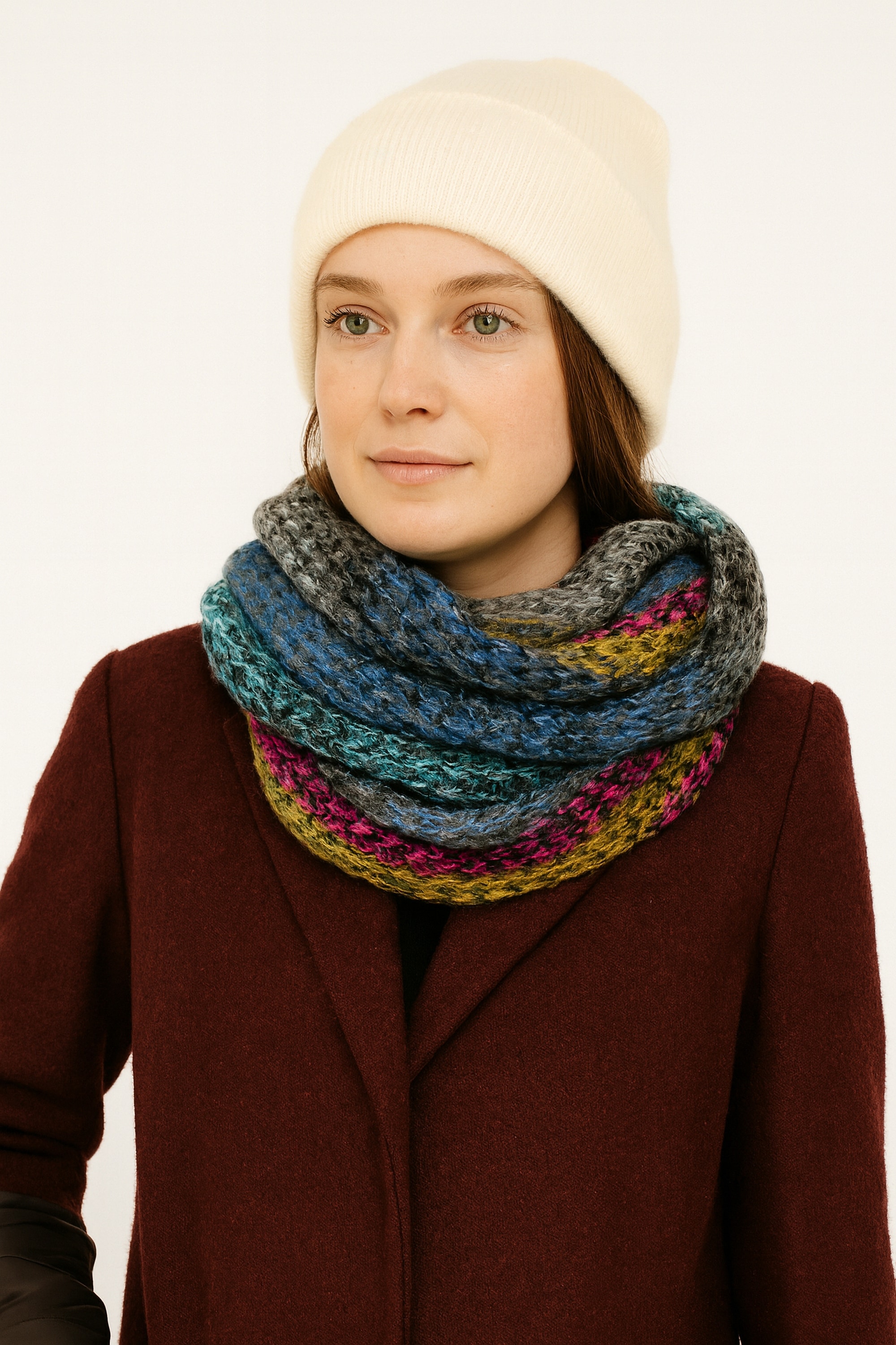 COLLEZIONE ALESSANDRO Strickschal "Strickloop" 1 Stk. Made in Italy, in tollen Farben