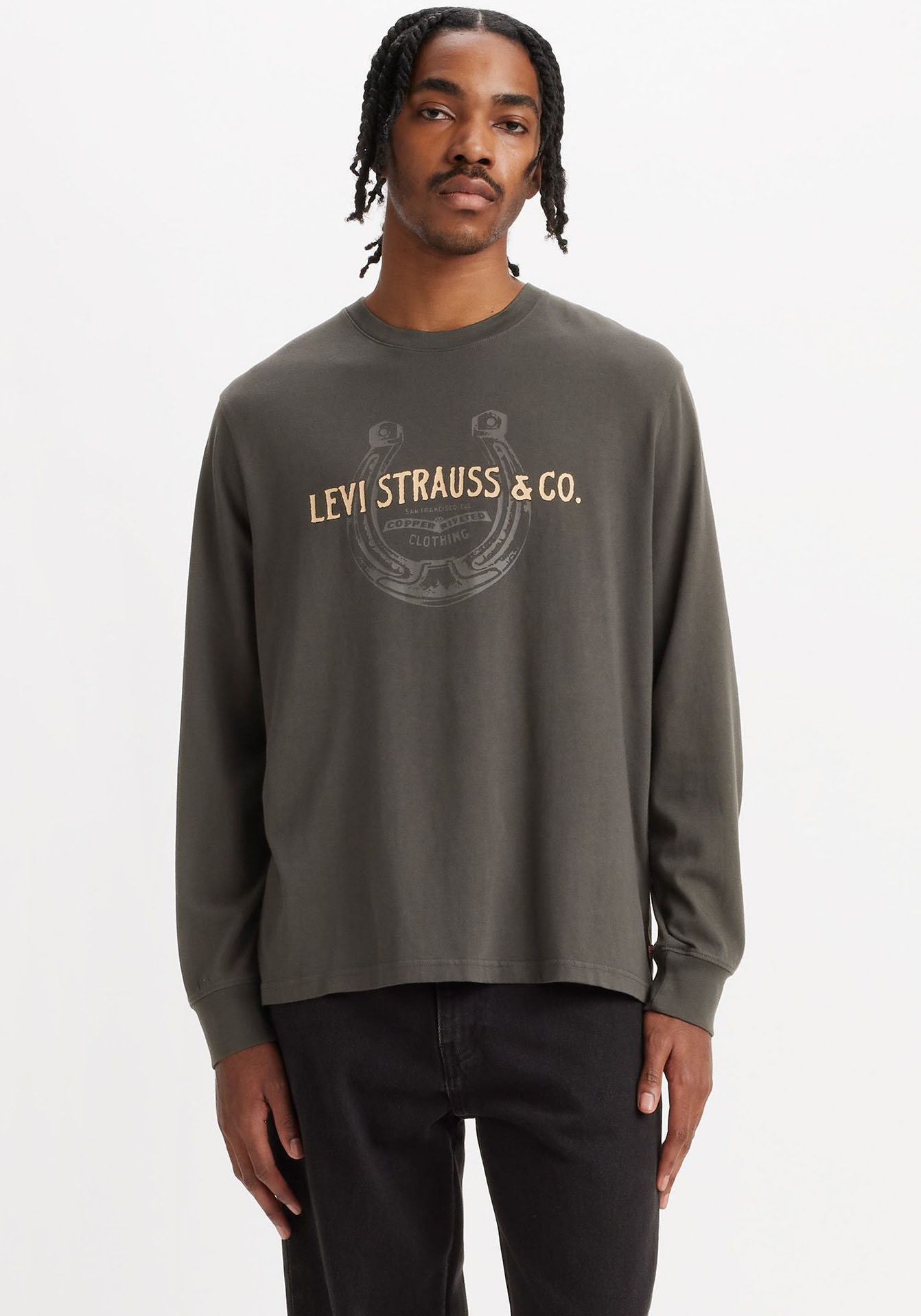 Levi's® Langarmshirt »RELAXED LS GRAPHIC TEE«, mit Logo Druck