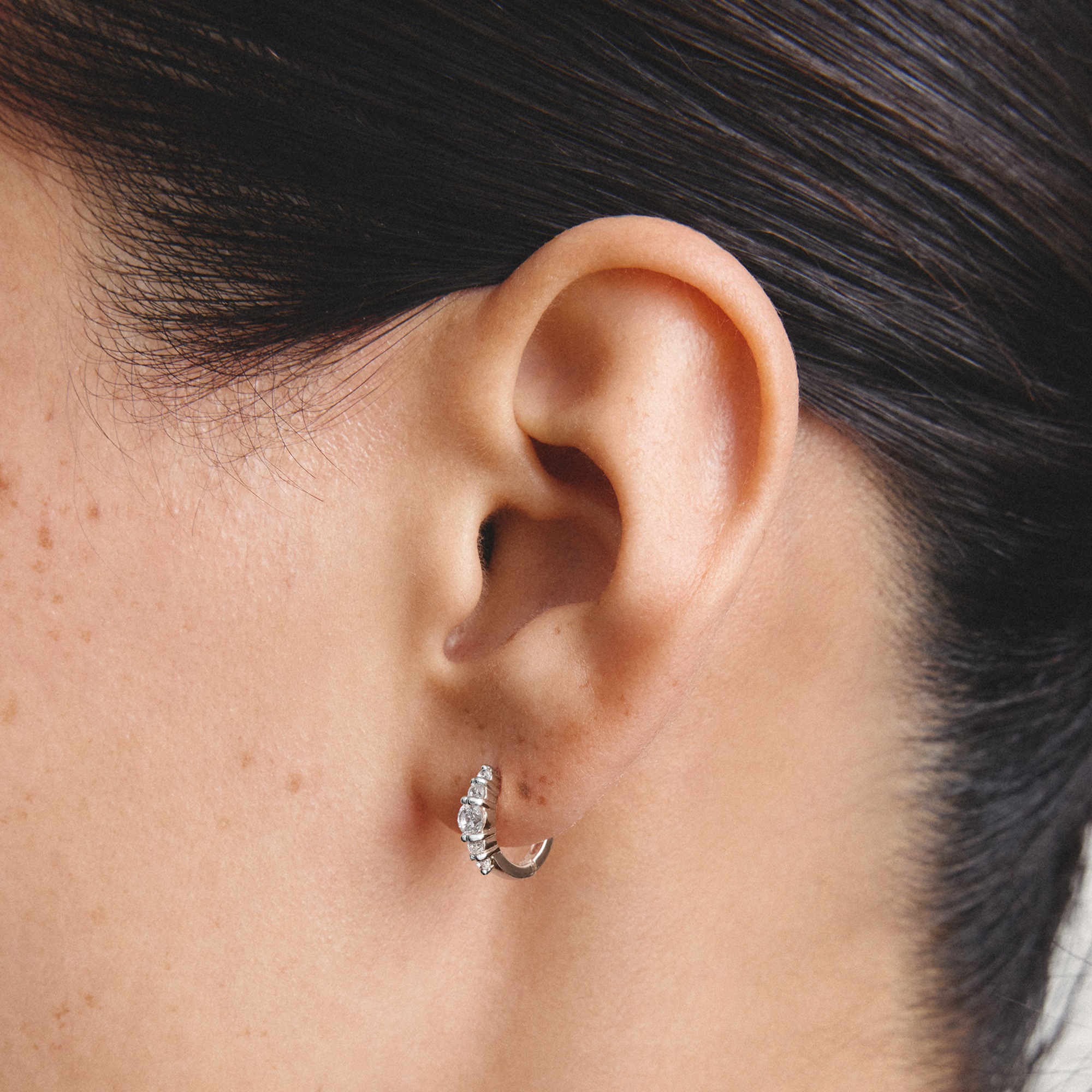 THOMAS SABO Paar Creolen »Silber mit Zirkonia« mit Zirkonia (synth.)