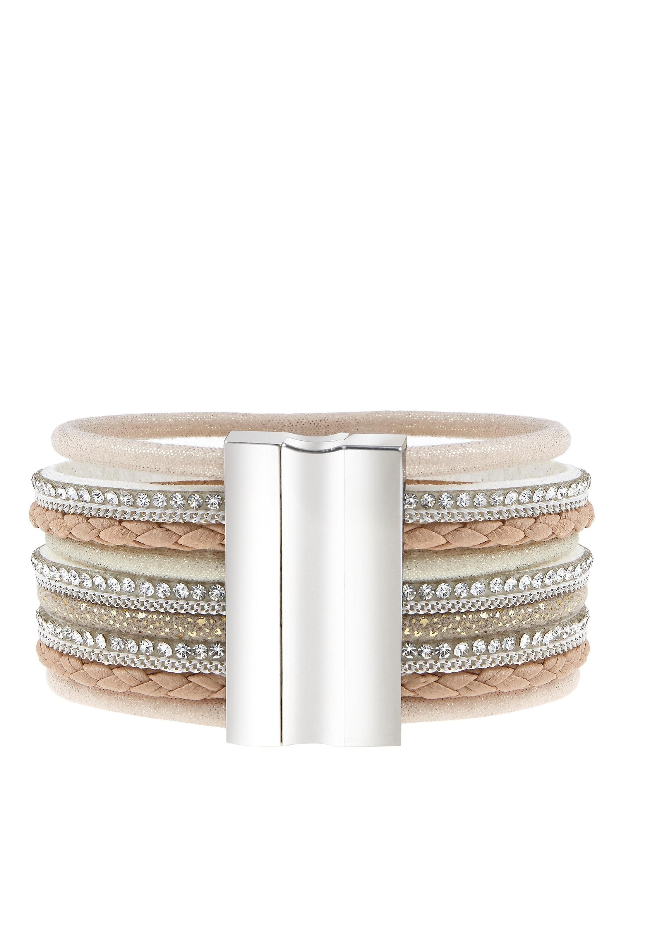 LASCANA Wickelarmband »Layer Armband mit Tassel«, mit Magnetverschluss, Armschmuck