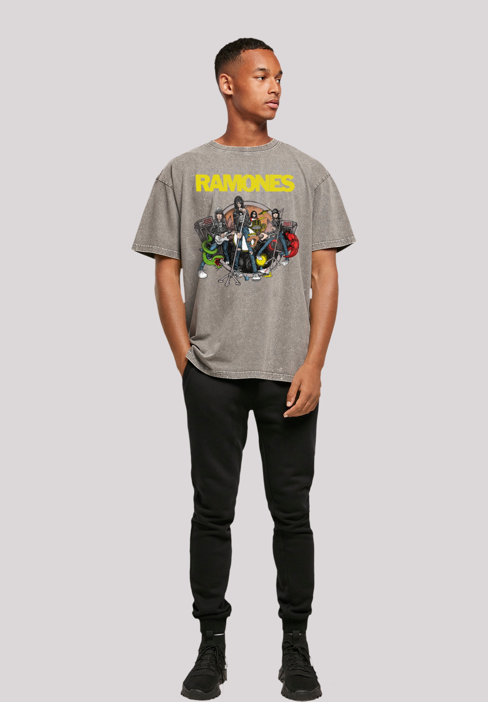F4NT4STIC T-Shirt »Ramones Rock Musik Band Road To Ruin«, Premium Qualität, Band, Rock-Musik
