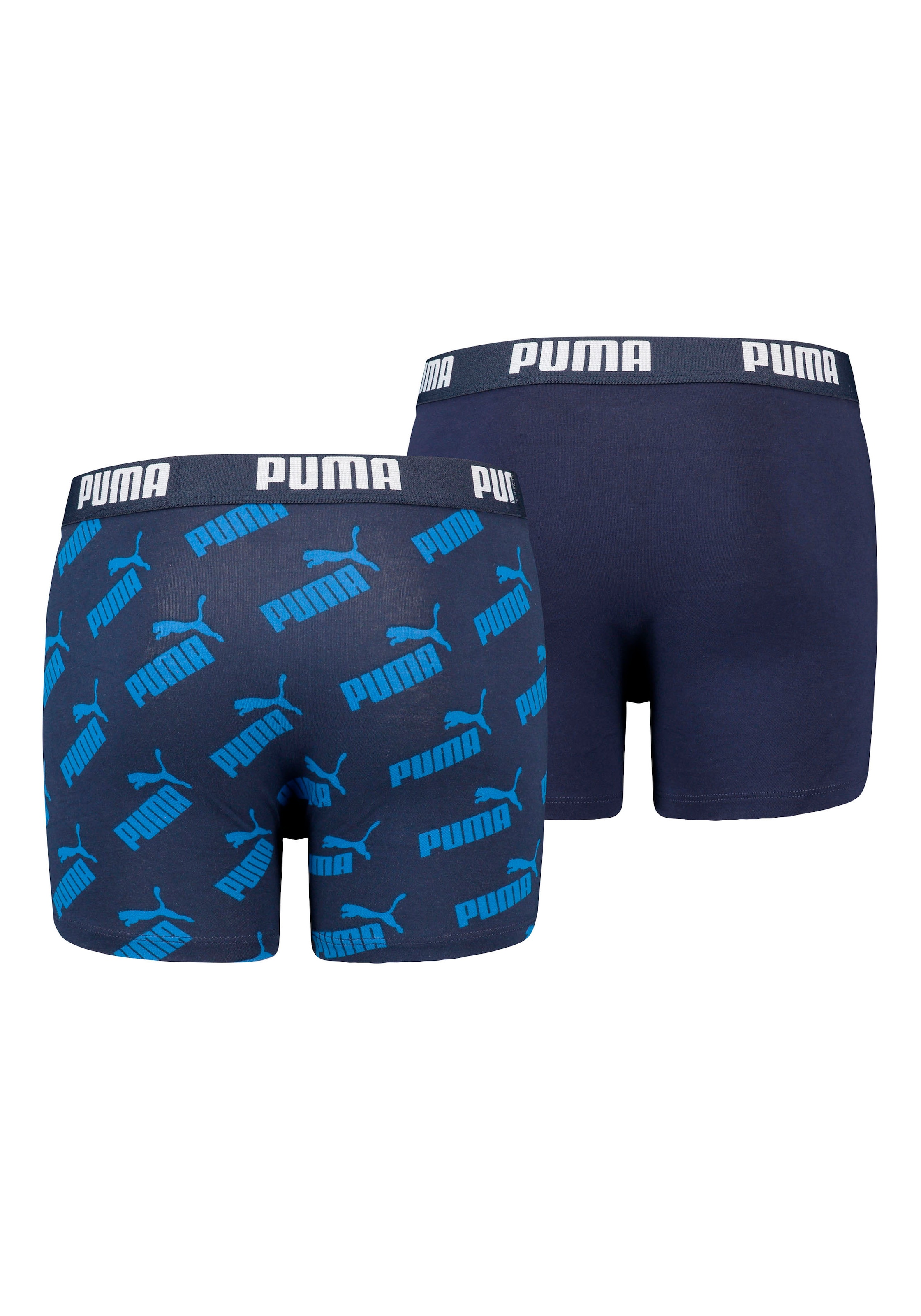 PUMA Boxer, (Packung, 2er-Pack), mit breitem Logobund