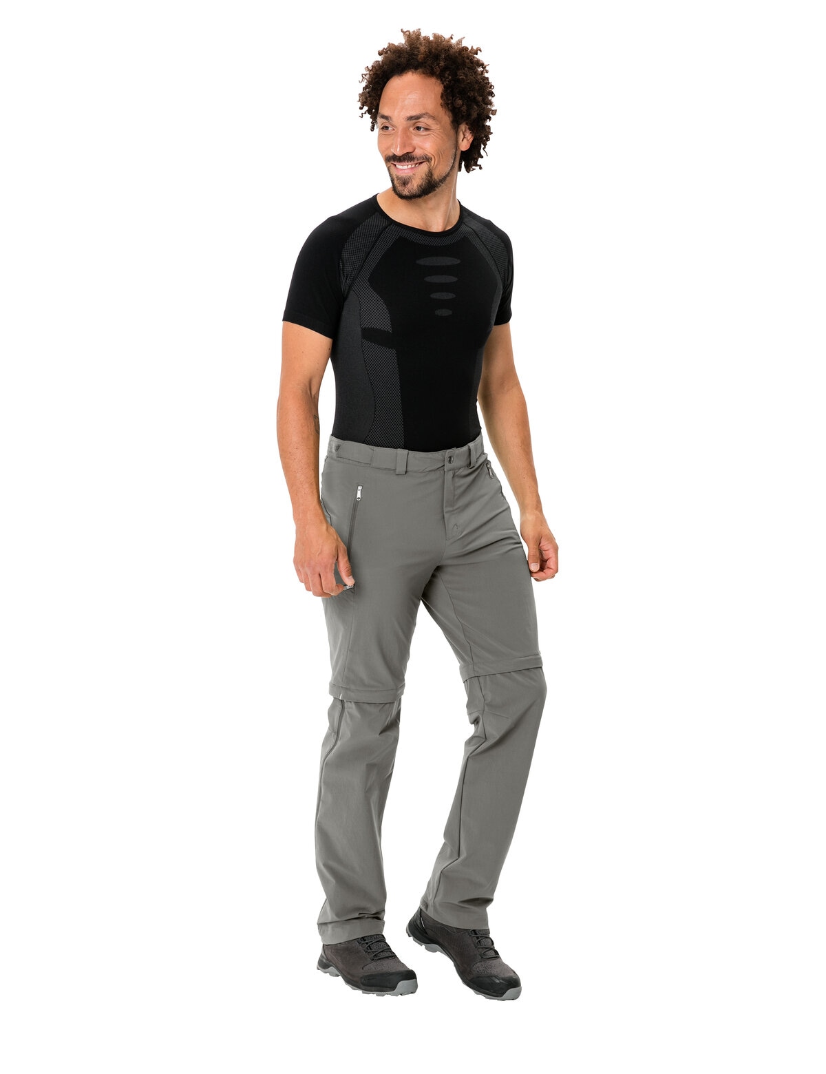 VAUDE Outdoorhose »MEN'S FARLEY STRETCH T-ZIP PANTS III«, (3 tlg.)