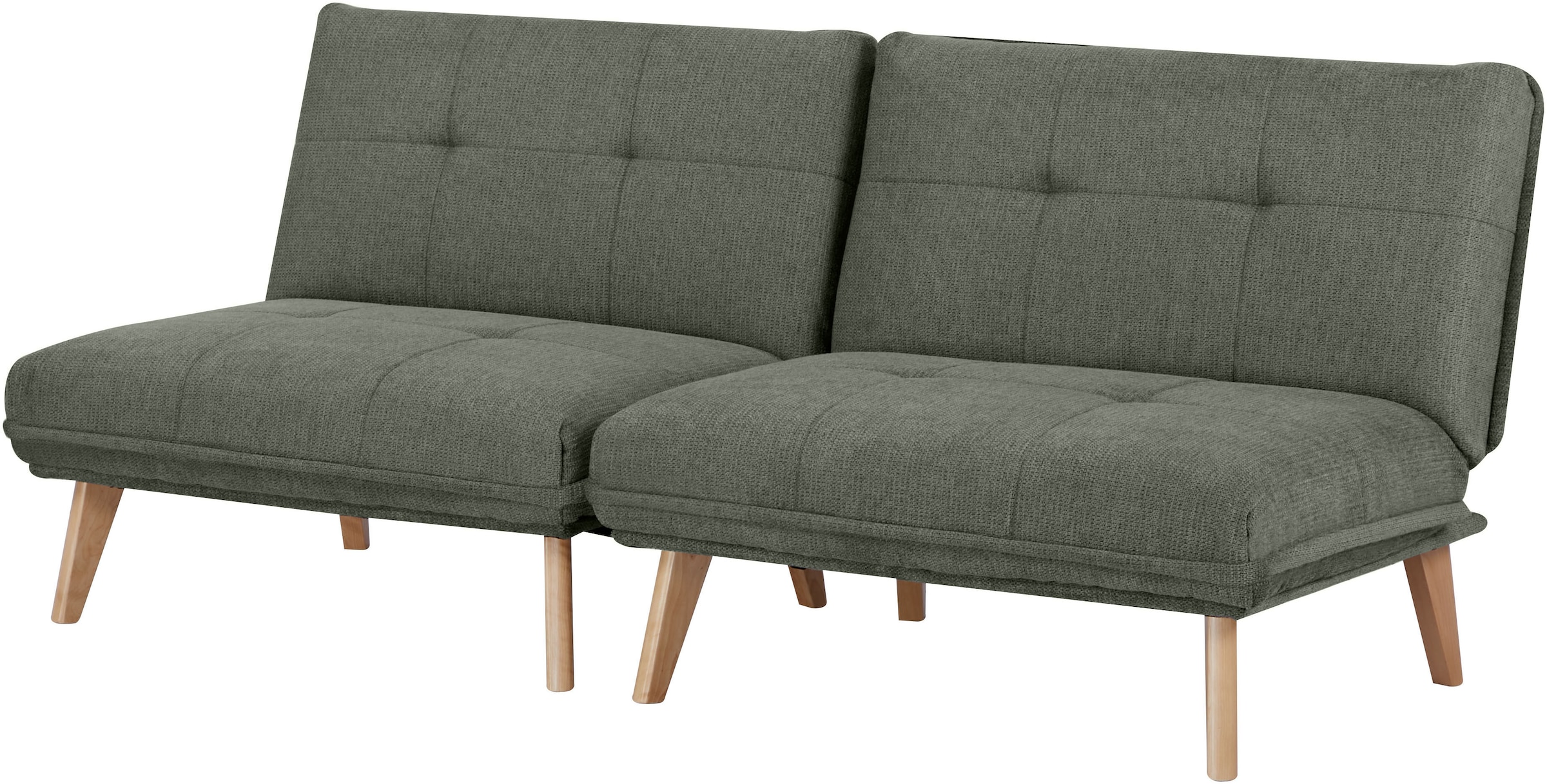 INOSIGN Sessel »DELANEY Schlafsofa, bestehend aus 2 Modulen, mit Schlaffunktion«, Bettsofa, Schlafsessel, Klappsofa, erweiterbar, in Webstoff