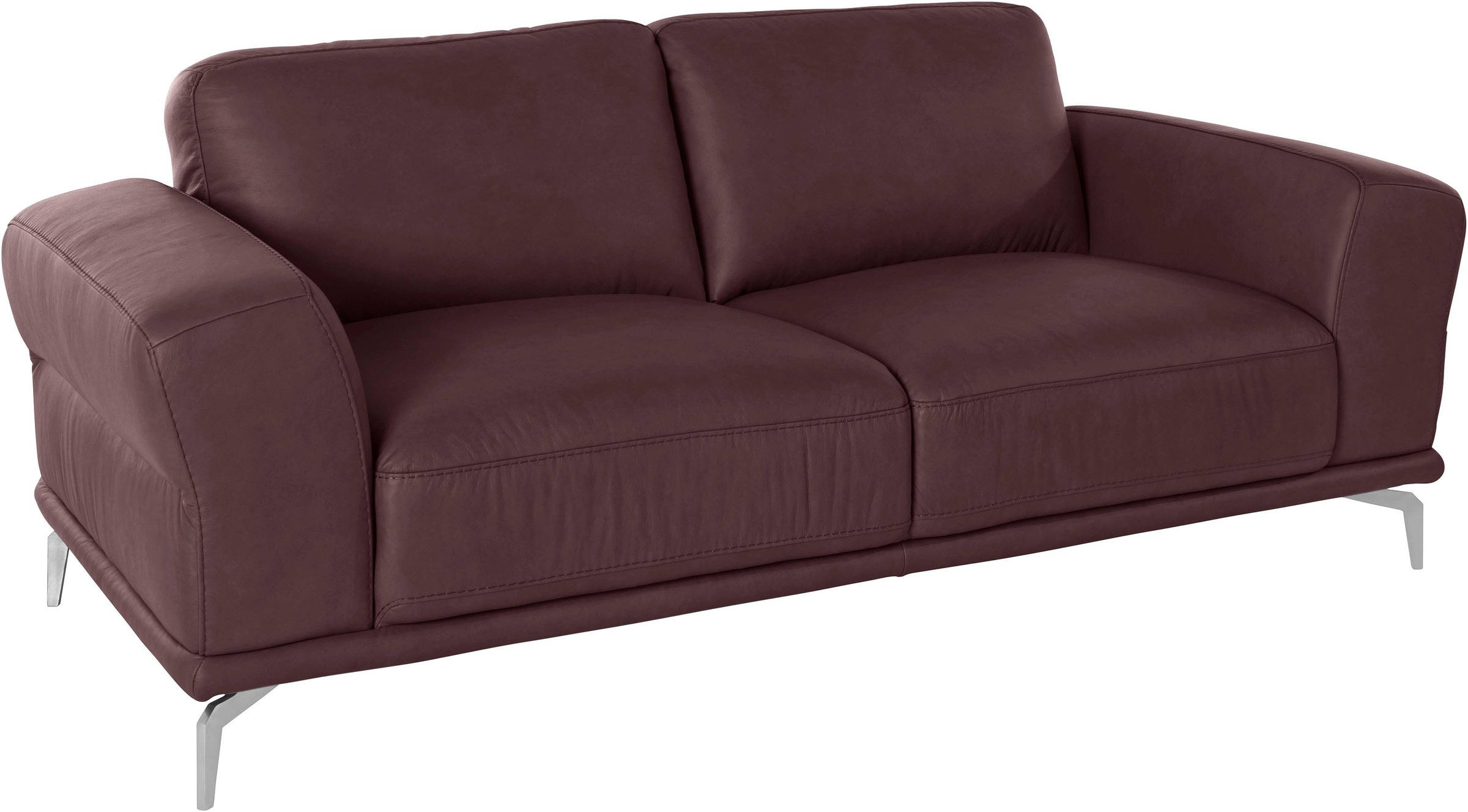 W.SCHILLIG 2-Sitzer »montanaa«, mit Metallfüßen in Chrom glänzend, Breite 192 cm