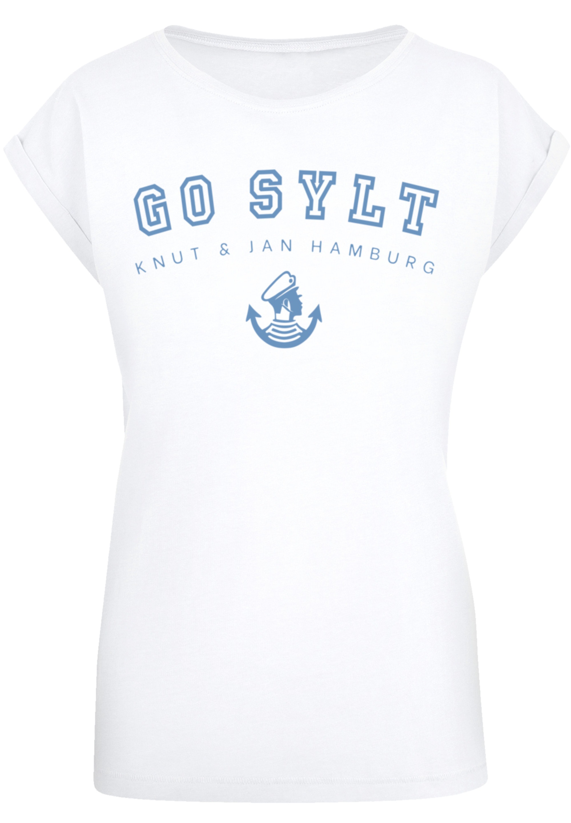 F4NT4STIC T-Shirt »Go Sylt Knut & Jan Hamburg«, Print