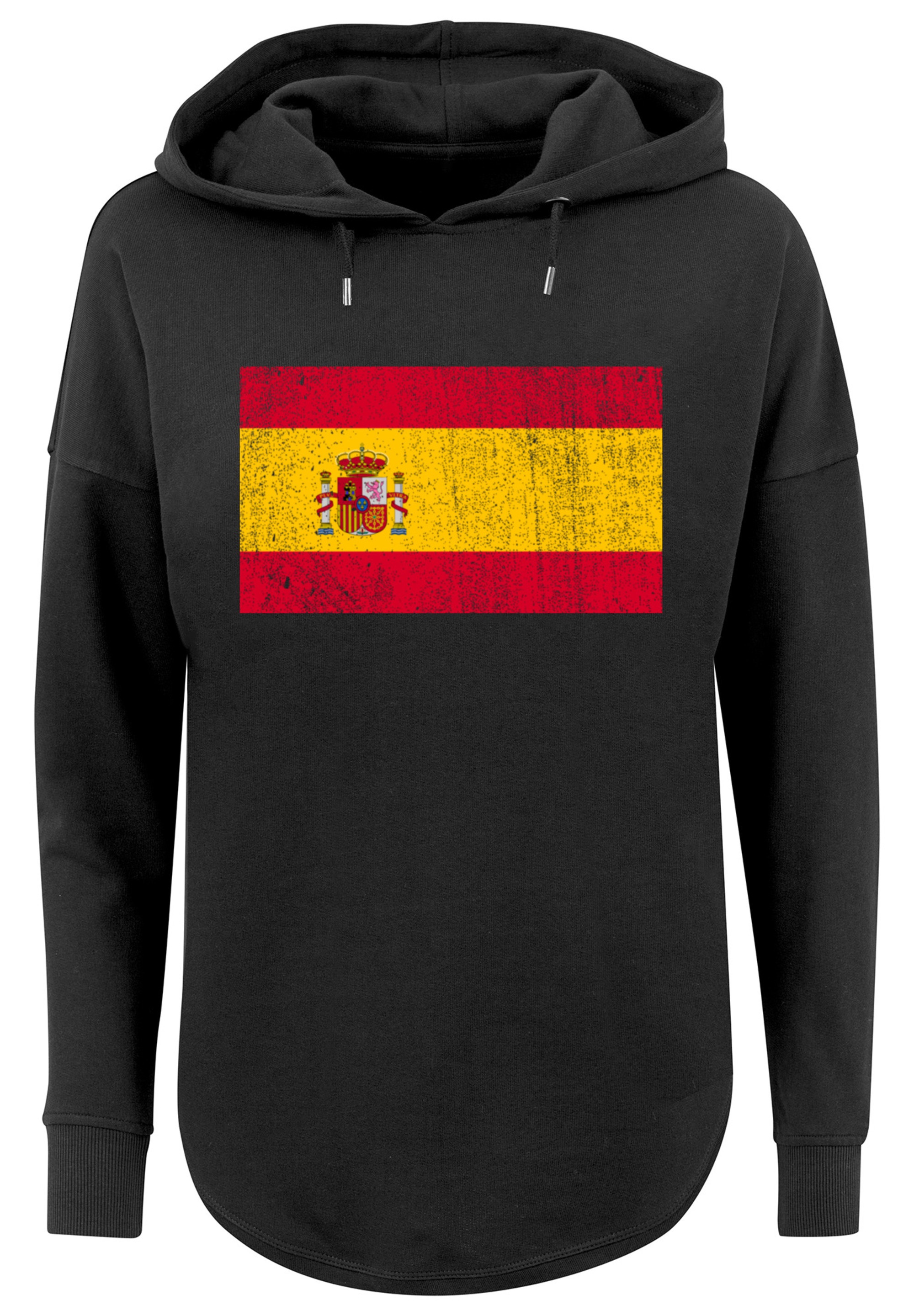 F4NT4STIC »Spain distressed«, Flagge BAUR Friday Print Black Kapuzenpullover Spanien |
