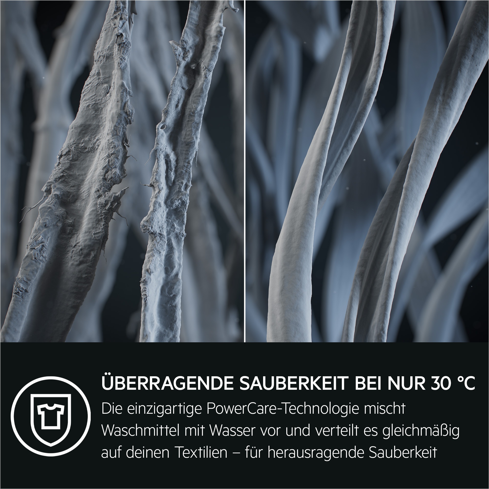 AEG Einbauwaschmaschine "LR8BI7480", Energieeffizienz: A (A-G), weiß, B:60cm H:82cm T:55cm, Waschmaschinen, PowerClean: Vollständige Fleckenentfernung in 59 Min. bei nur 30 C 3