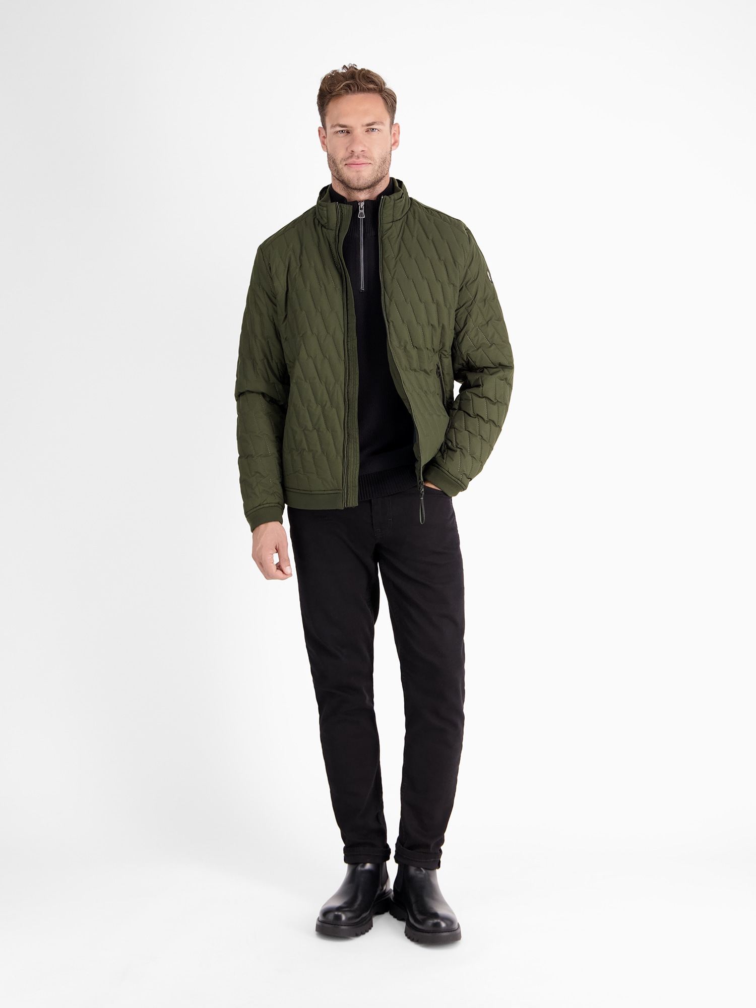 LERROS Steppjacke »LERROS Superleichte Herren Steppjacke«, ohne Kapuze, Wasser- und windabweisend