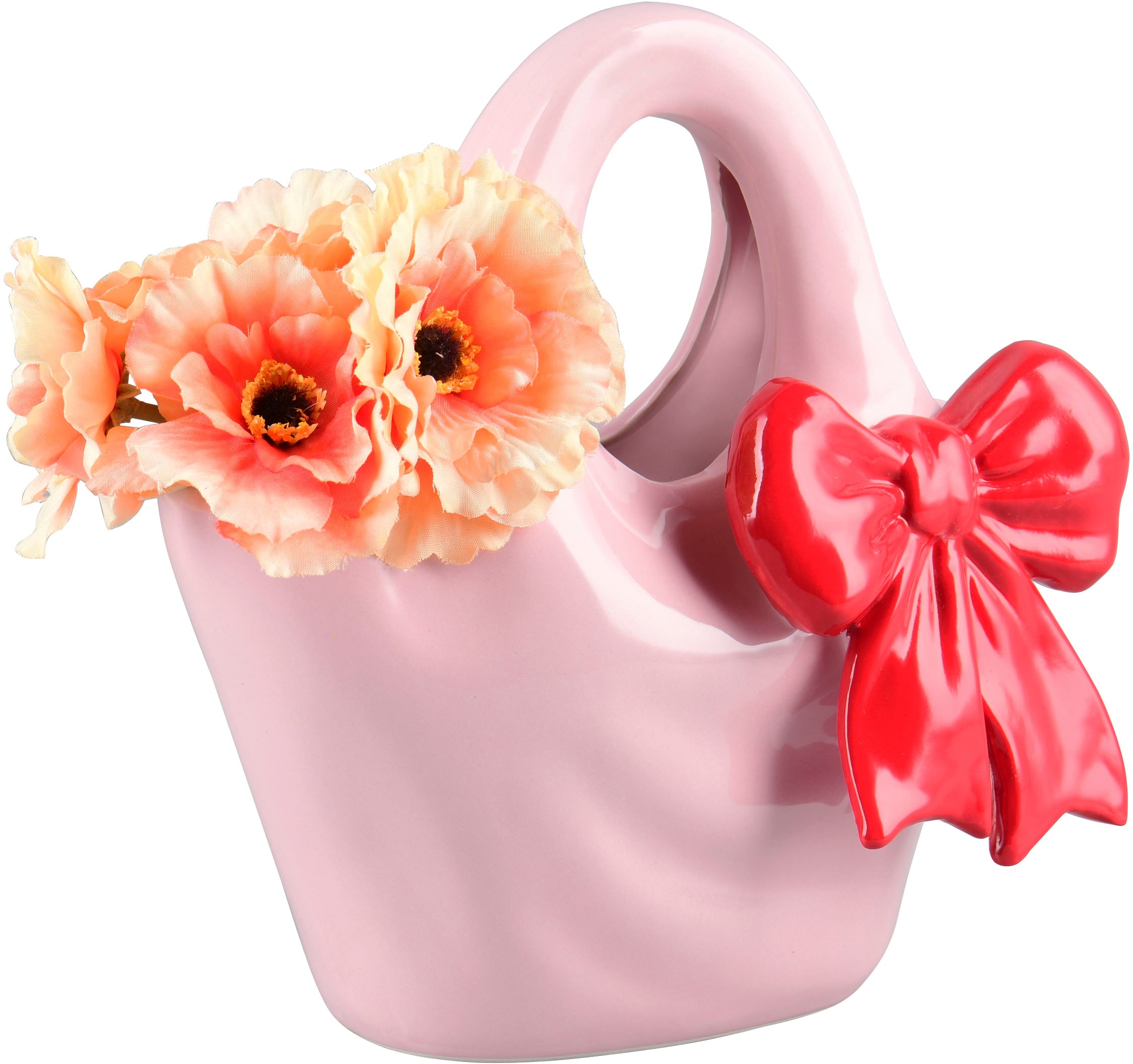 MIRRORS AND MORE Dekovase »BOW« Bunte Dekovase in auffälliger Form